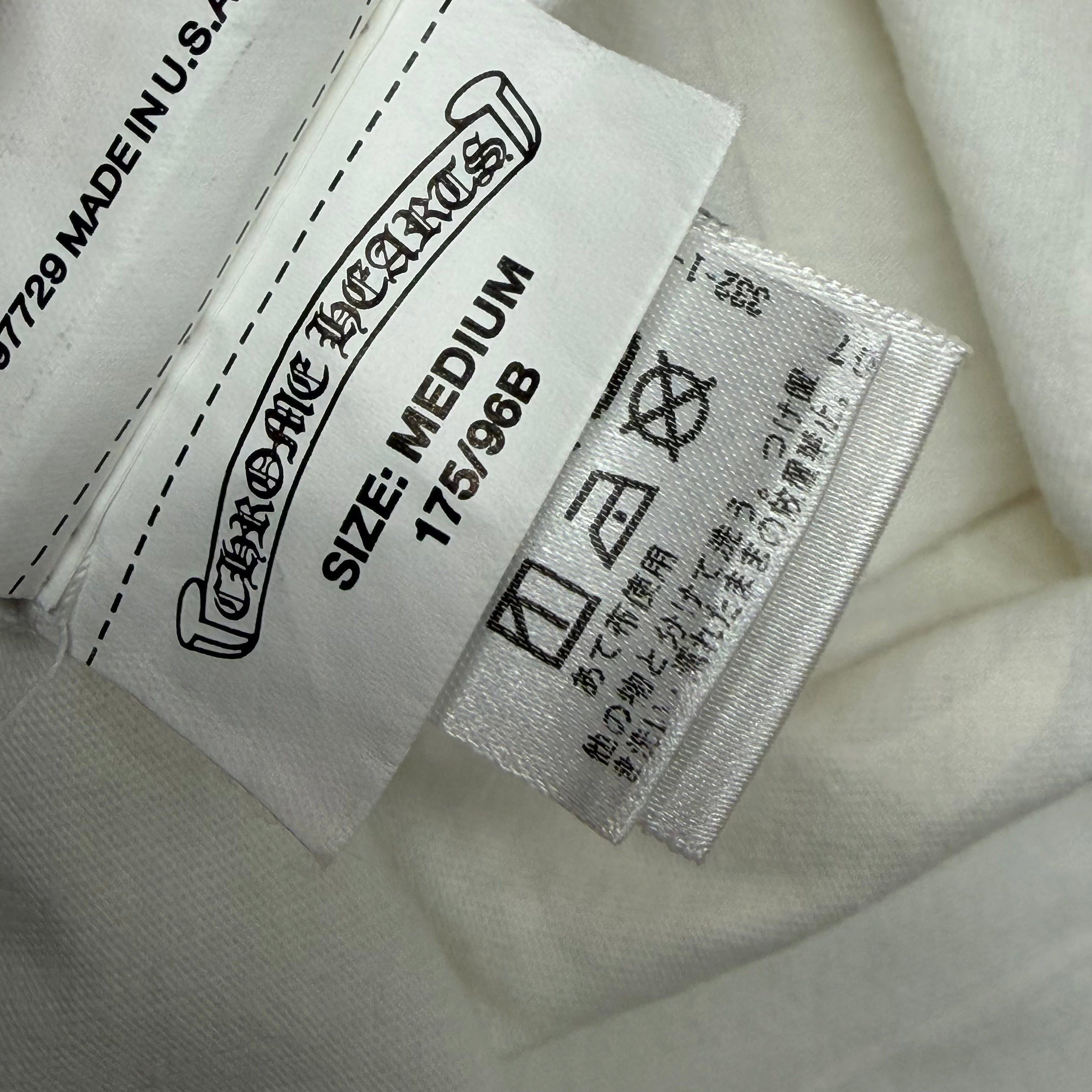 Chrome Hearts Chrome Hearts White Horse Shoe Logo Tee M Size US M / EU 48-50 / 2 - 5 Thumbnail