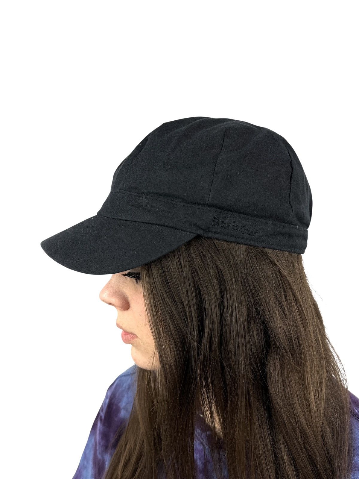 Barbour Barbour Ladies Wax Baker Boy Cap Hat Waxed Cotton Women’s S Size ONE SIZE - 1 Thumbnail