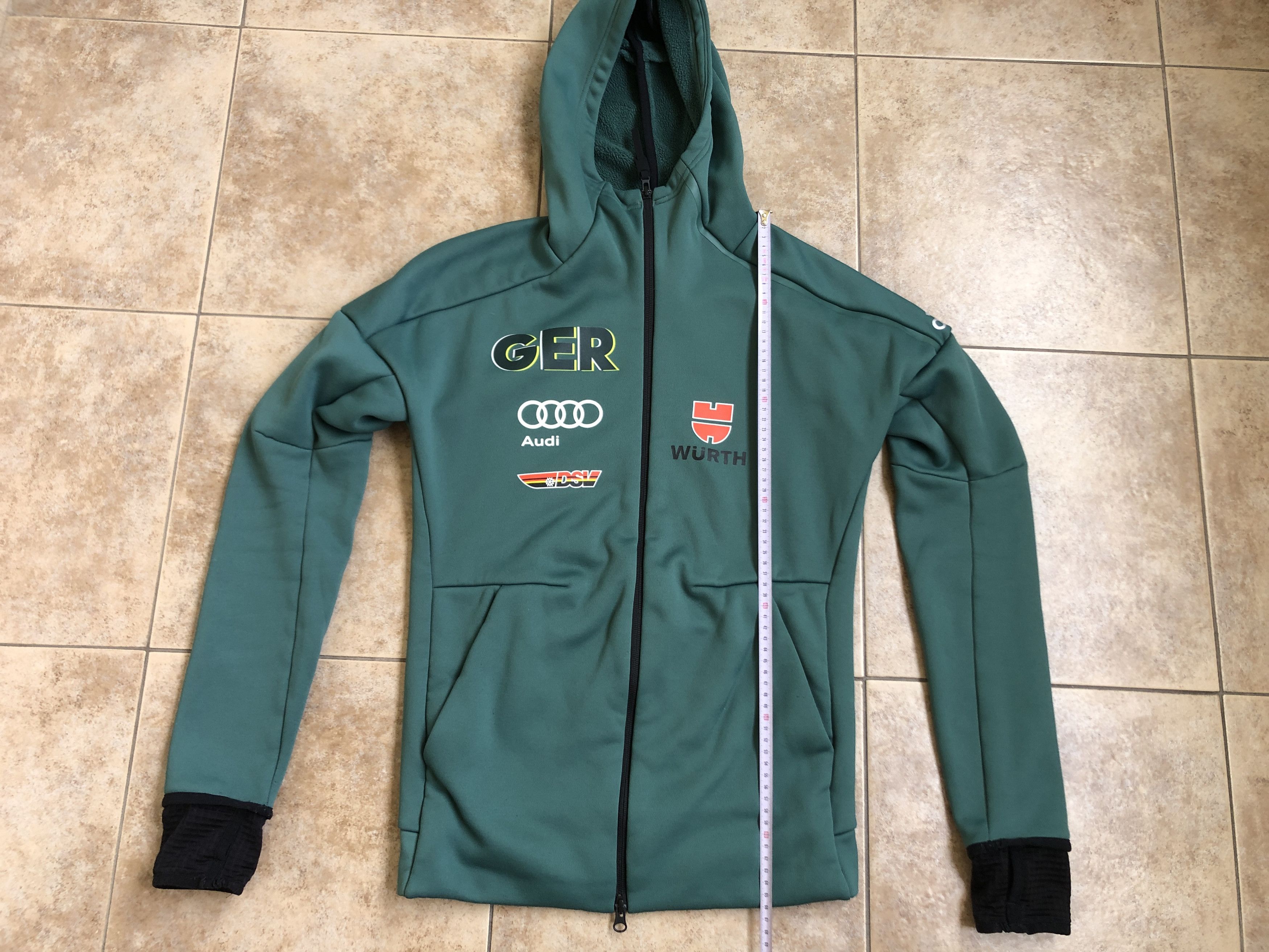 Adidas Adidas DSV Team Germany Olympics 2018 ZNE Hoodie Jacket XS Size US XS / EU 42 / 0 - 13 Thumbnail