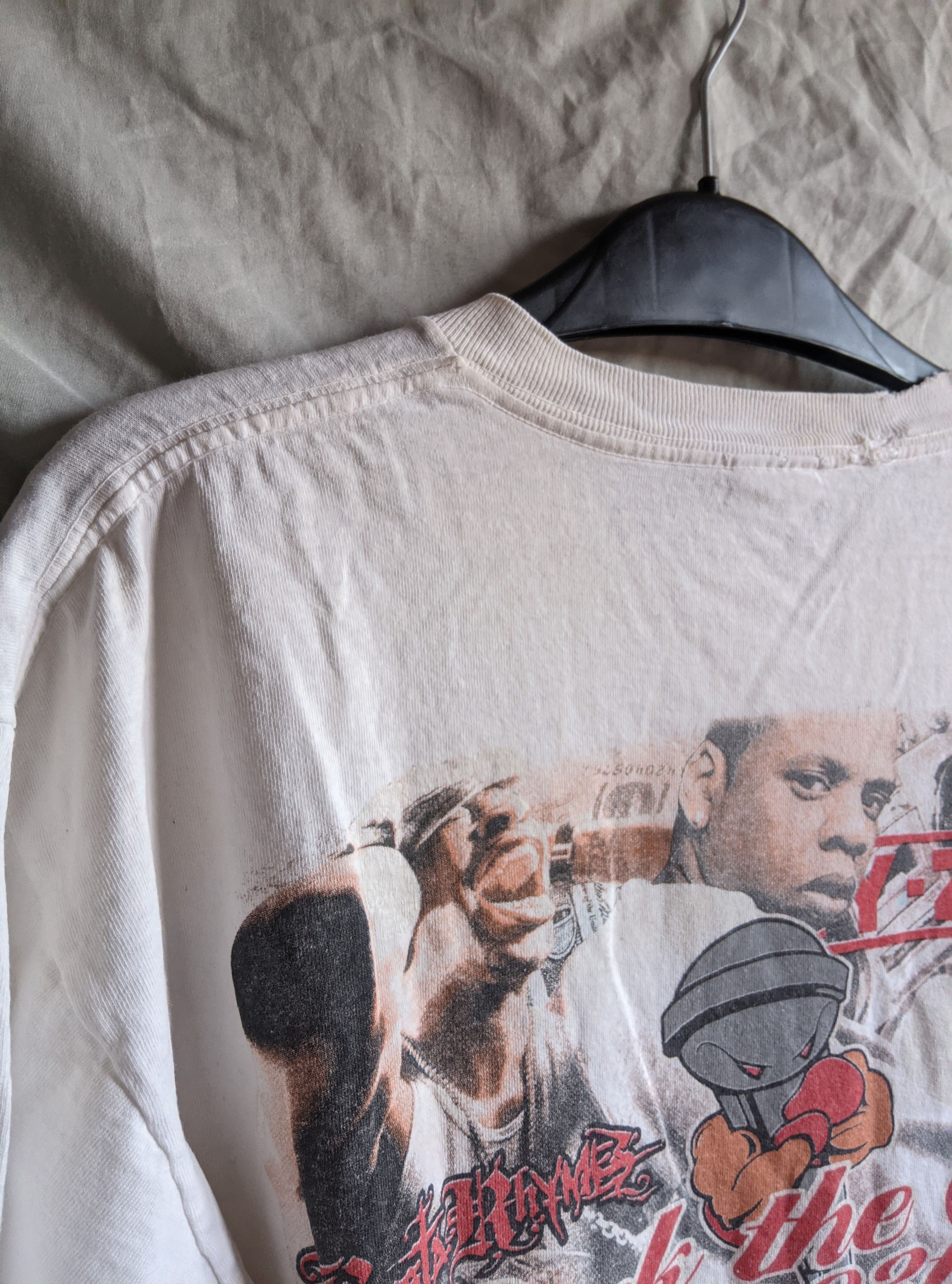 Rap Tees Vintage 2003 thrashed jayz 50cent raptee distressed ERD Size US L / EU 52-54 / 3 - 3 Thumbnail
