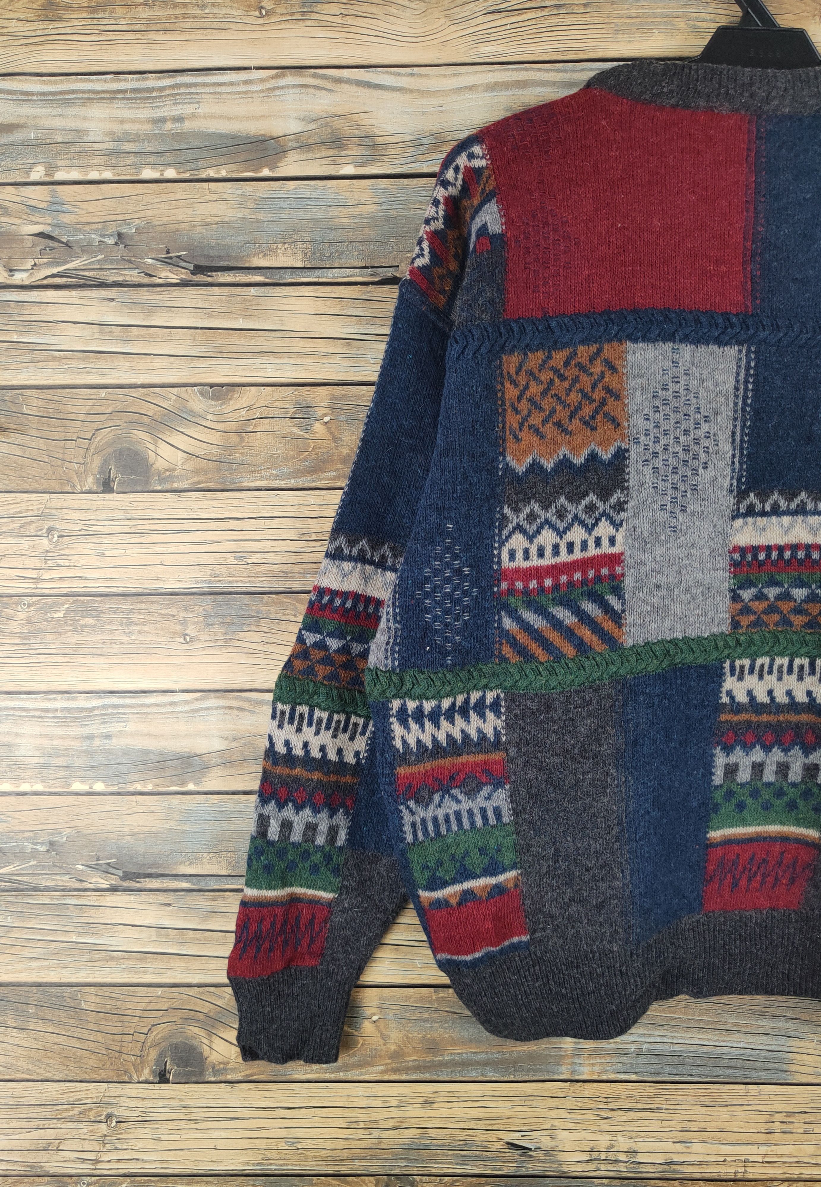 Vintage DL Mark Industries Navy Knitwear Sweatshirts# 46-064 Size US L / EU 52-54 / 3 - 7 Thumbnail