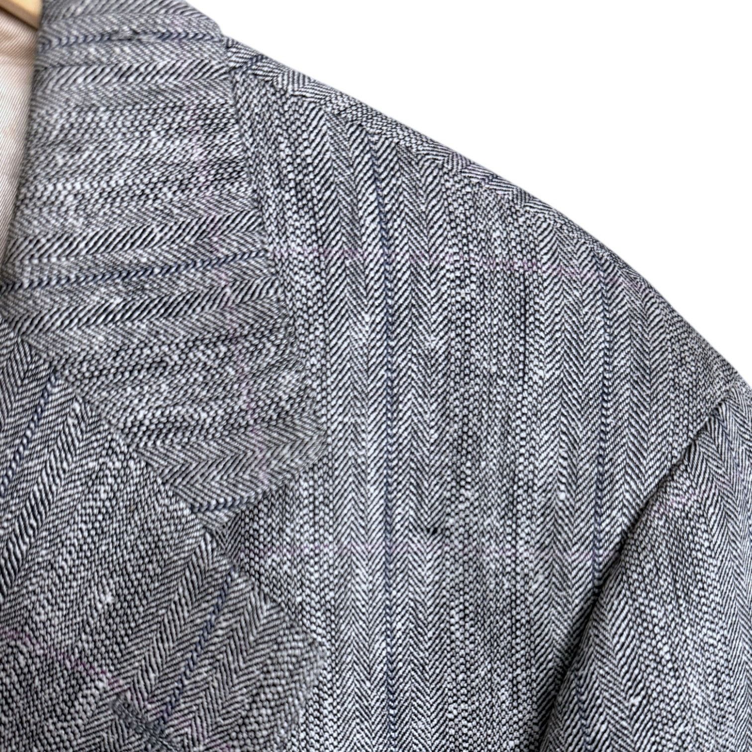 Polo Ralph Lauren Vintage Polo University Club 42R Gray Wool Blazer Preppy Size 42R - 4 Thumbnail
