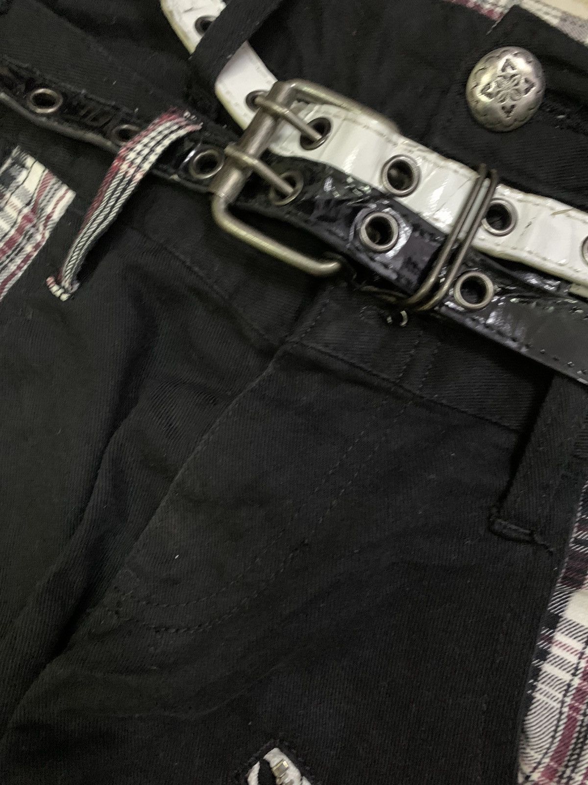 Japanese Brand 💥Vintage Japanese Doublefocus Double Waist Pant Size US 28 / EU 44 - 6 Thumbnail