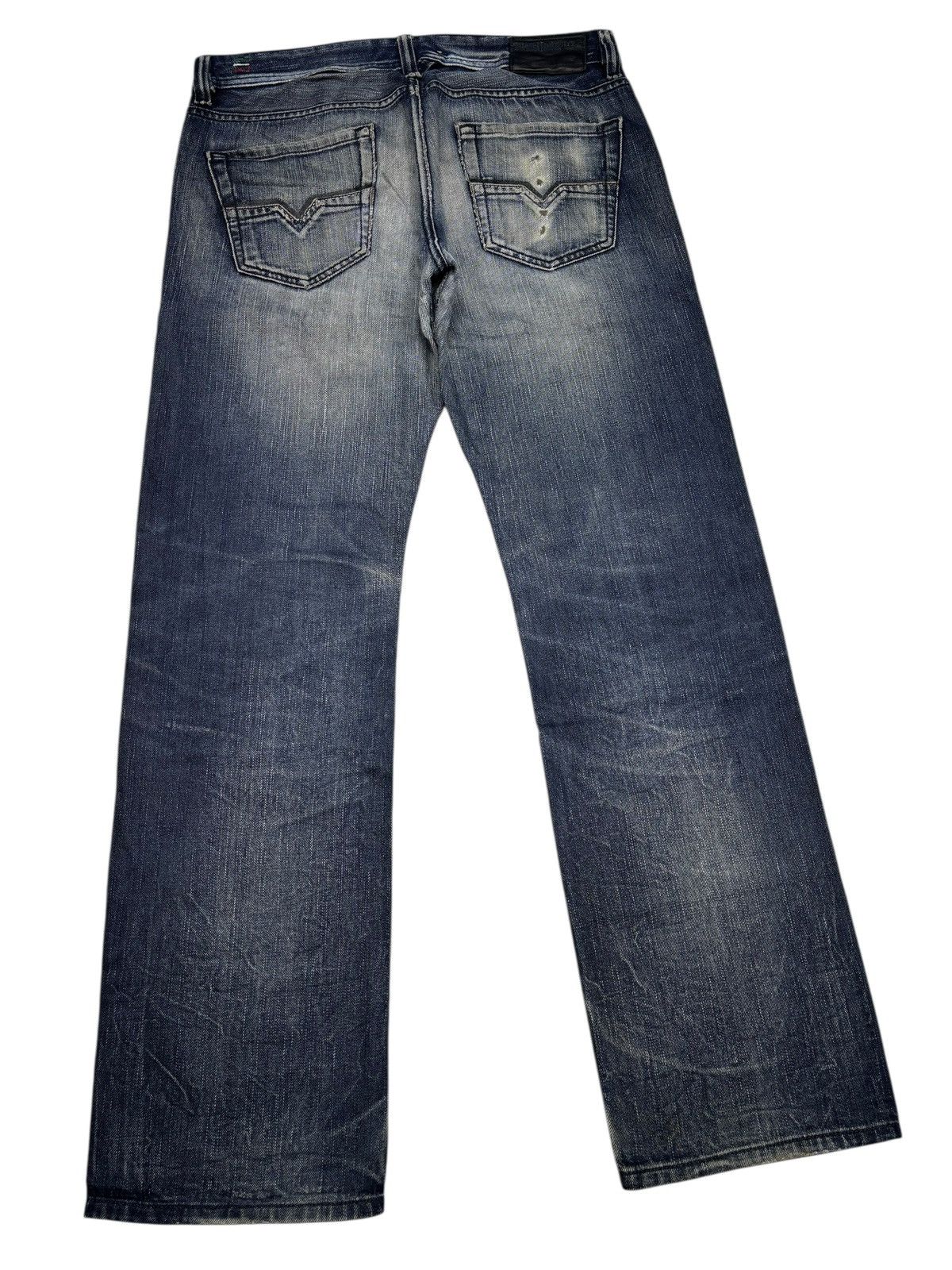 Diesel DIESEL LARKEE LOOSE WIDE DARK DENIM JEANS Size US 33 - 4 Thumbnail