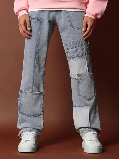 Japanese Brand Akahori x Yuri Loose Fit Jean Graphic Print Drip Size US 32 / EU 48 - 1 Thumbnail