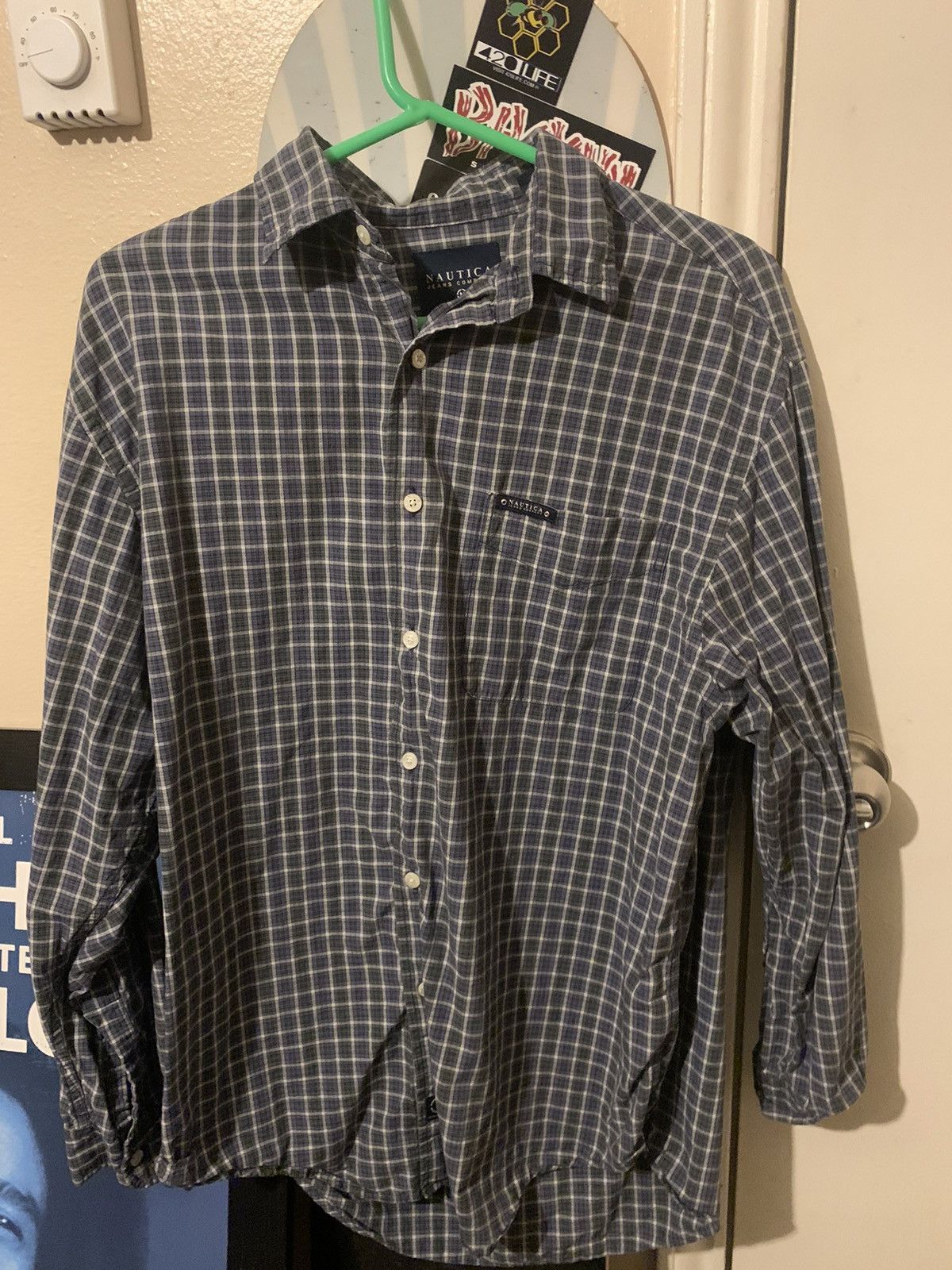 Nautica Nautica Jeans Company Flannel Button up shirt Size US M / EU 48-50 / 2 - 1 Thumbnail