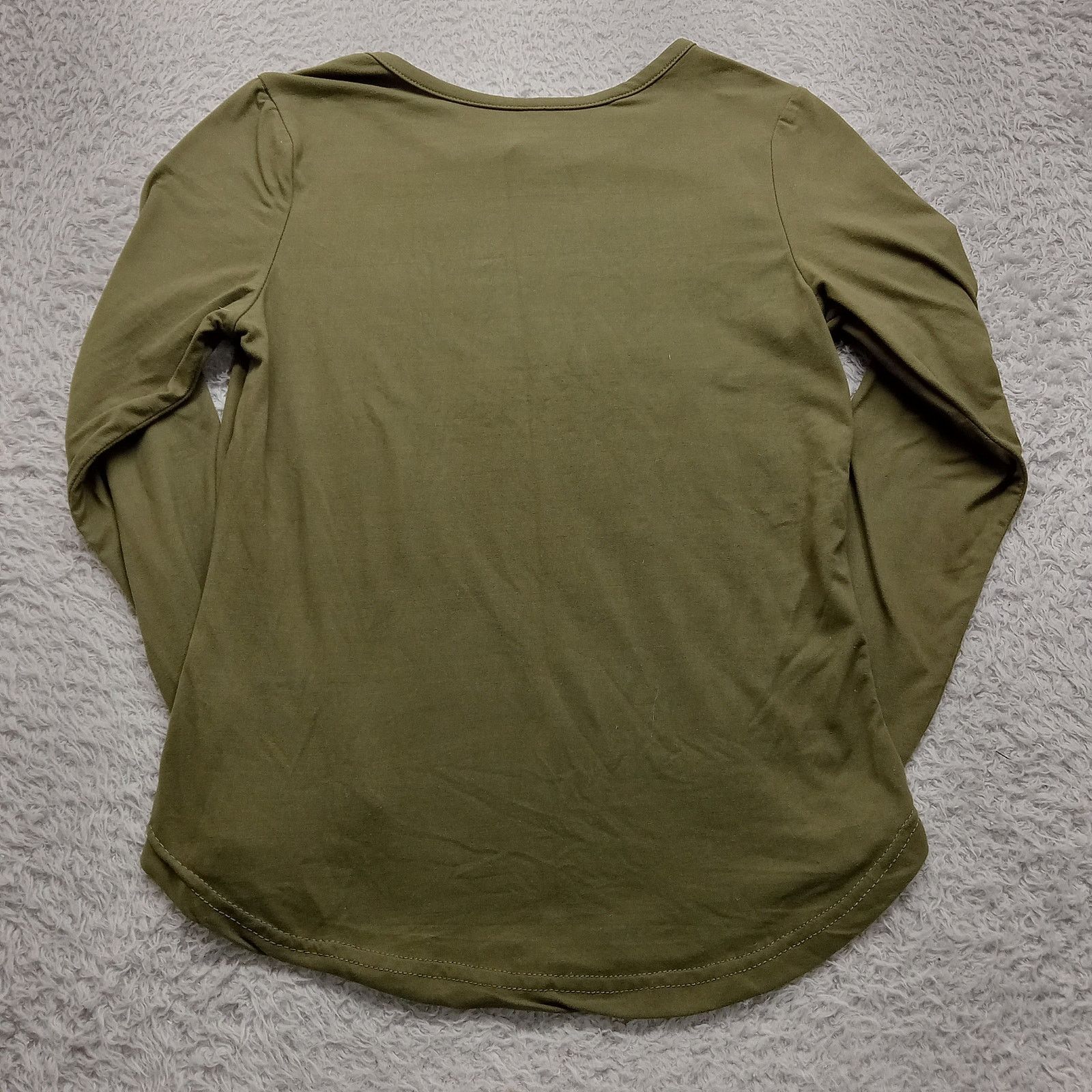 & Other Stories Lulu Luv Top Girls 10/12 Long Sleeve T Green Polyester Blend Size L / US 10 / IT 46 - 2 Thumbnail
