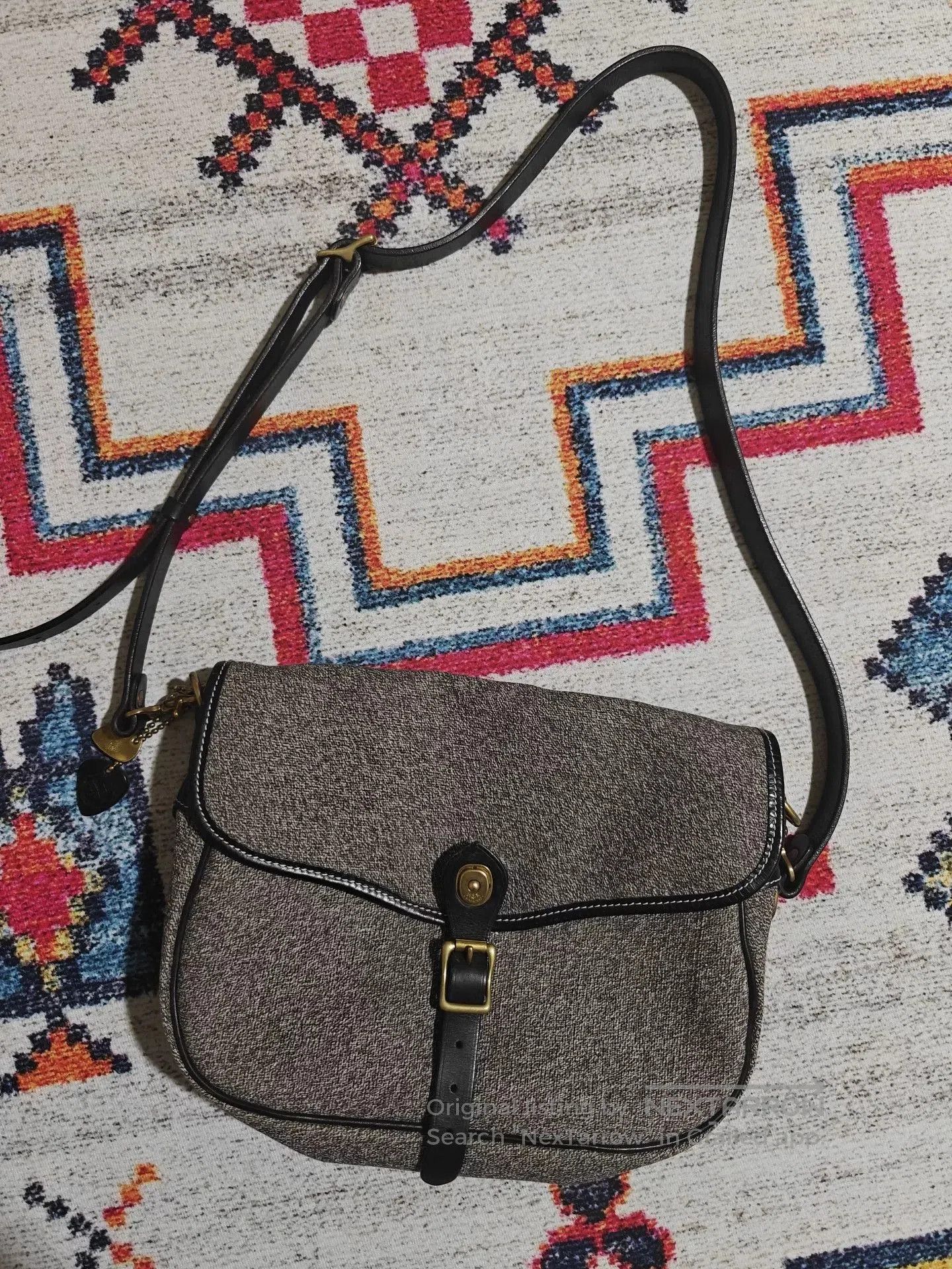 Vintage HK WORKSHOP Vintage Pepper Salt Messenger Bag. Size ONE SIZE - 1 Thumbnail