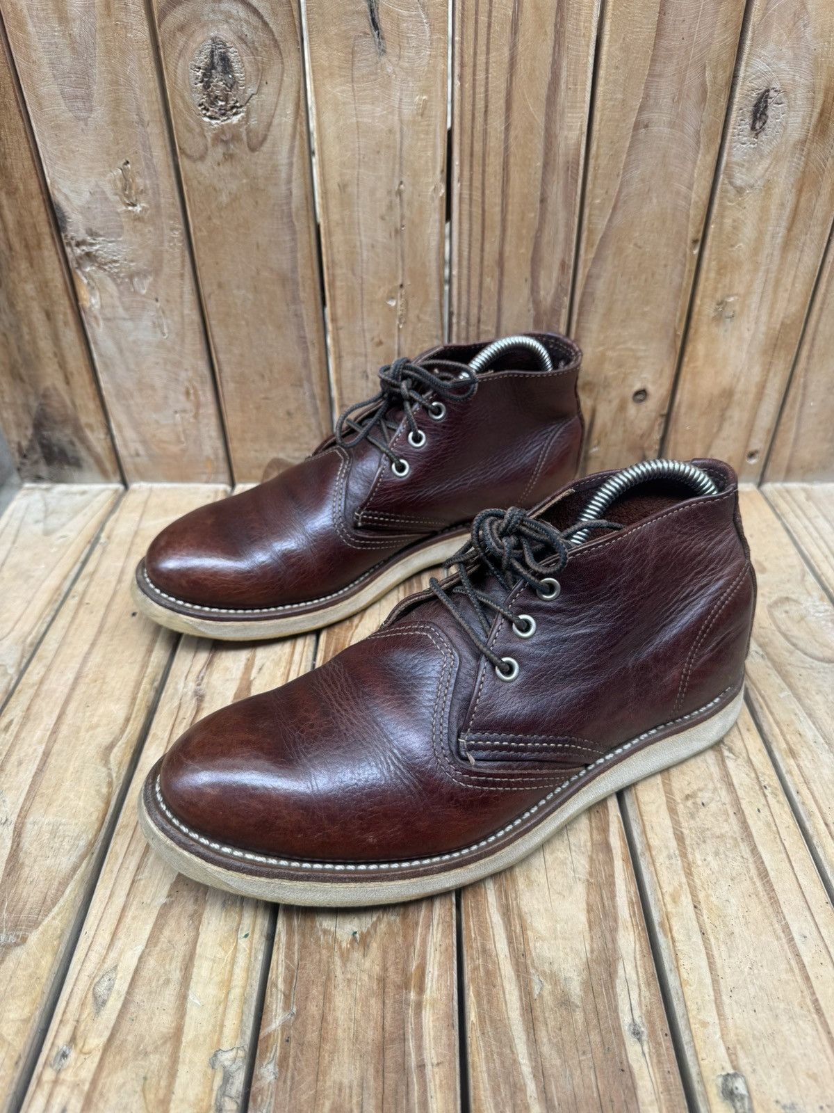 Red Wing Red Wing 3141 Chukka Brown leather boots EUR 40 UK 6.5 D Size US 7.5 / EU 40-41 - 16 Thumbnail