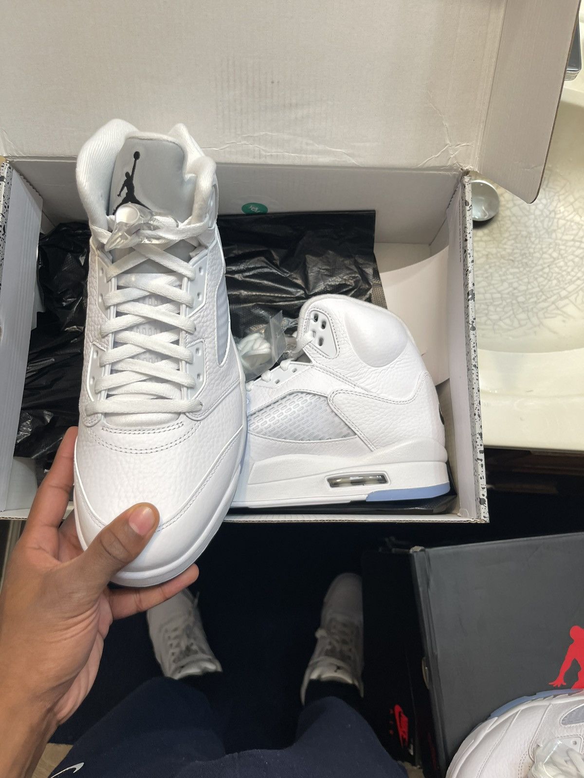 Jordan Brand Authentic Jordan 5 White Metallic 2026 Size US 11 / EU 44 - 2 Thumbnail