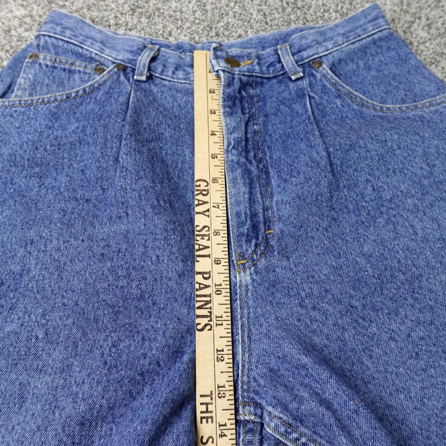 Lee VINTAGE Lee Jeans Womens 14 Dark Blue Denim Pants Tapered Western Workwear USA Jeans Women 14 Dark Blue Denim Tapered Western Workwear USA Size 36" / US 14 / IT 50 - 4 Thumbnail