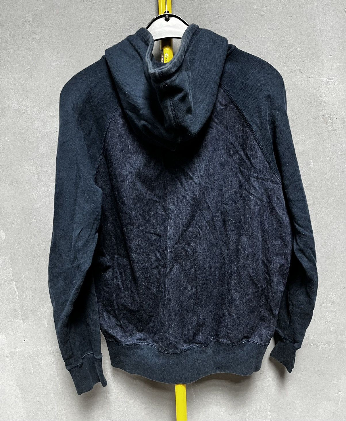 Evisu × Japanese Brand Vintage Navy Blue Denim Jeans Zip Sweatshirt Hoodie Evisu Size US M / EU 48-50 / 2 - 2 Thumbnail