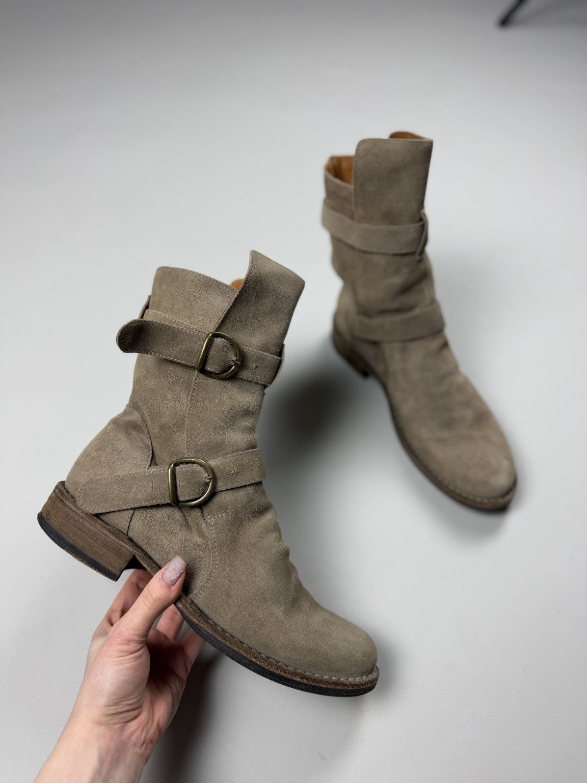 Fiorentini + Baker Florentini + Baker Ladies Avant-garde Suede Boots Shoes Size US 9 / IT 39 - 4 Thumbnail