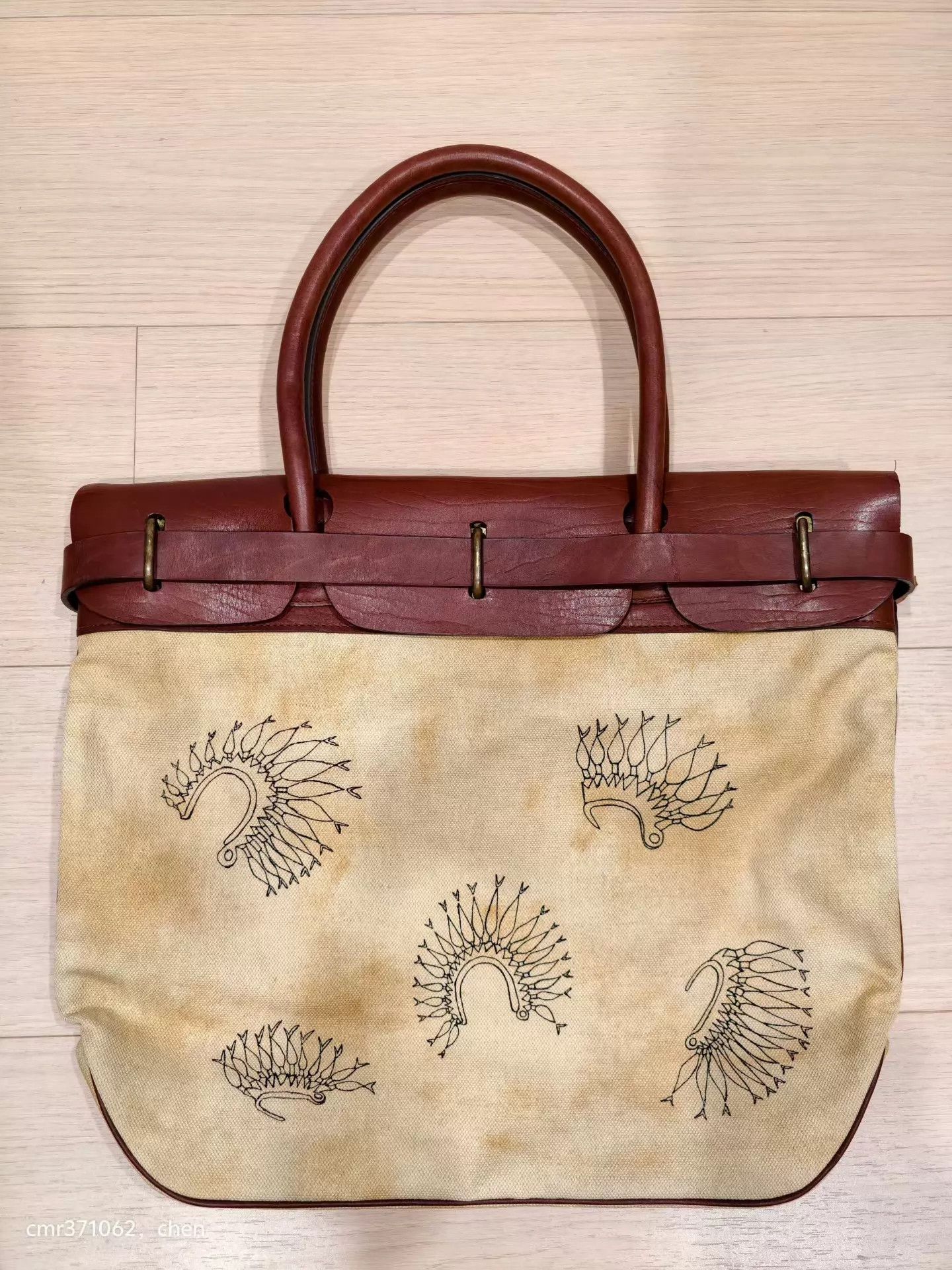 Visvim VISVIM 15AW MAIL SATCHEL CANVAS FR Beige S Size ONE SIZE - 1 Thumbnail