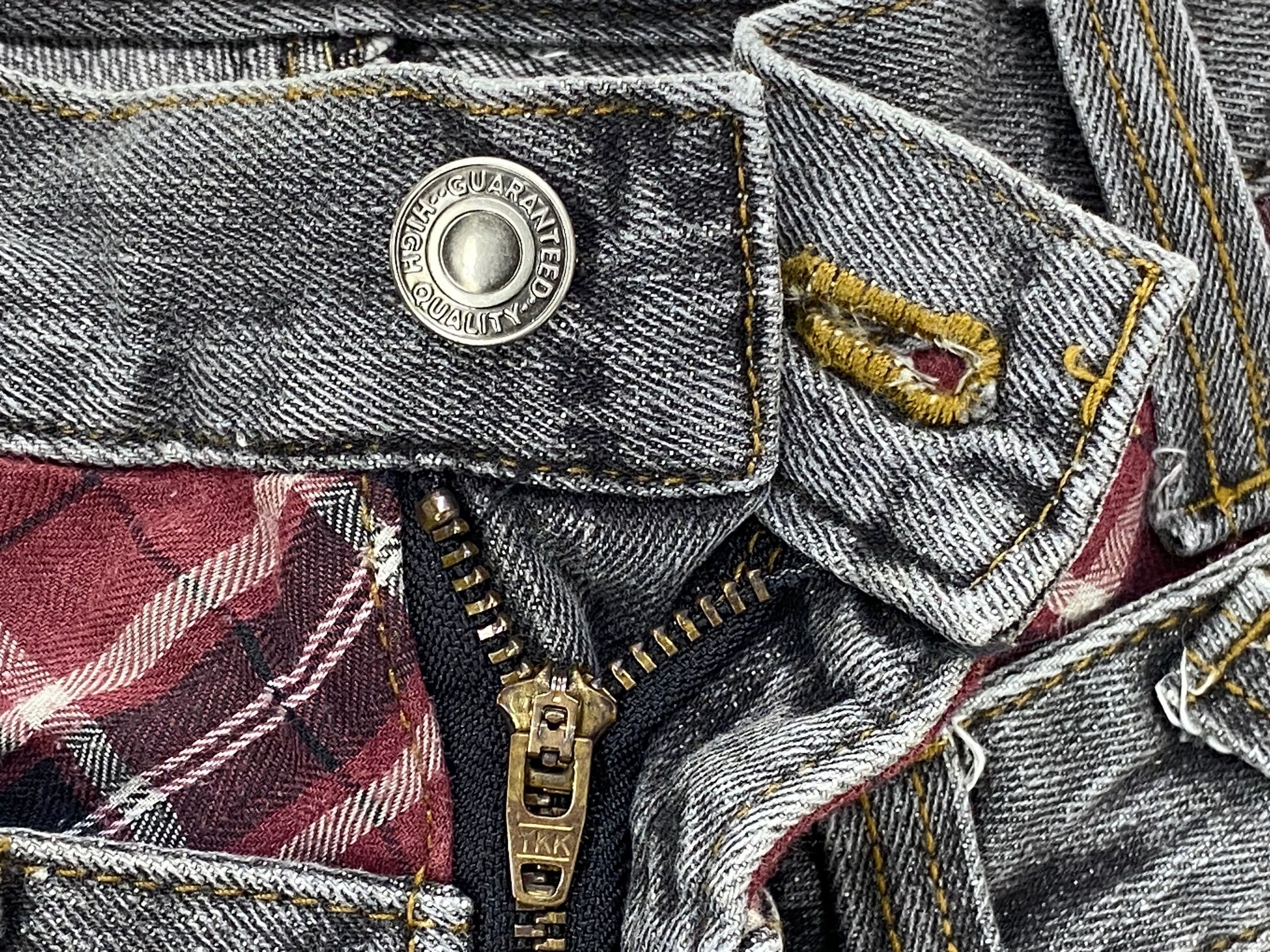 Japanese Brand Amore Puro Denim Jeans Double Waist Japanese Brand Jeans Size US 28 / EU 44 - 10 Thumbnail