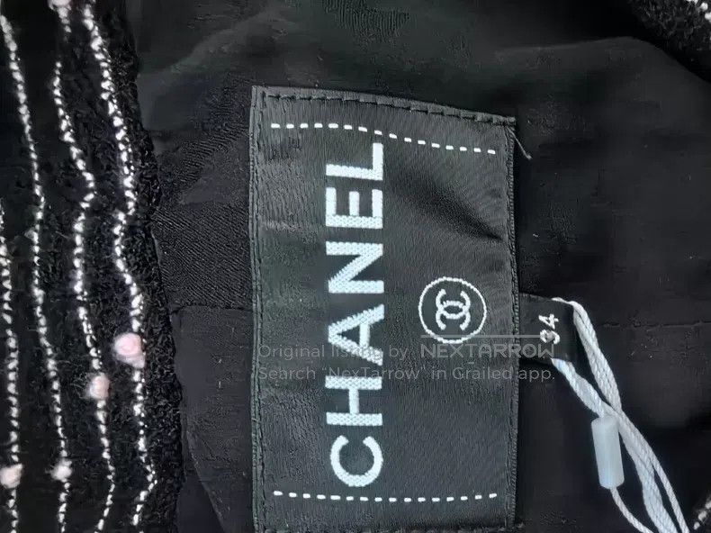Chanel Chanel Black, pink, soft and white coat Size XXS / US 00 / IT 34 - 4 Thumbnail