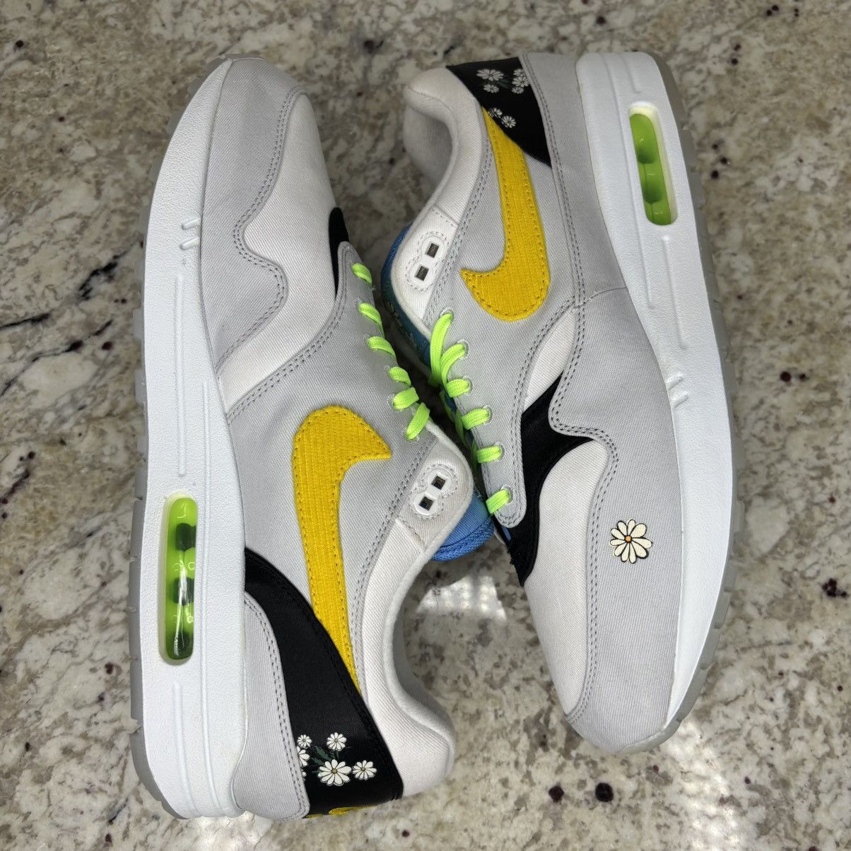 Nike Size 11-Nike Air Max 1 Daisy Gently Worn W Box Size US 11 / EU 44 - 15 Thumbnail