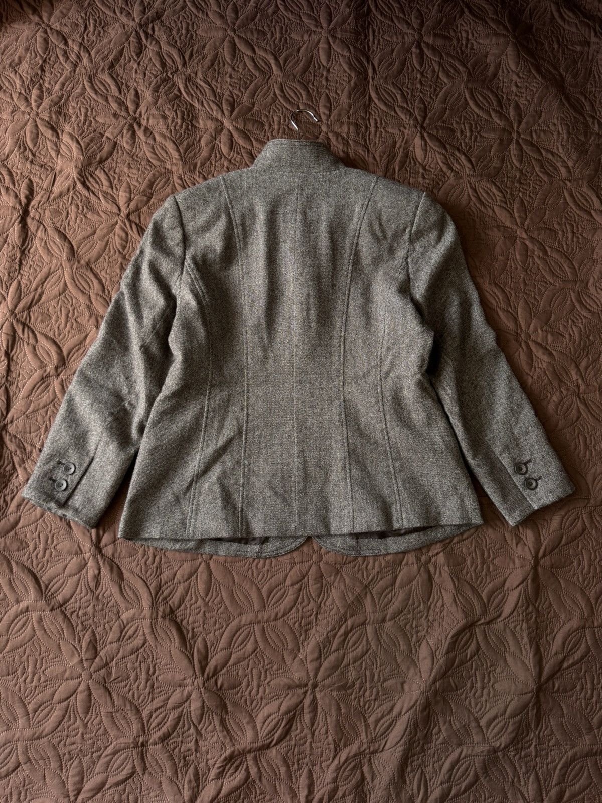 Kansai Yamamoto Kansai bis wool blazer architectural jacket Size S / US 4 / IT 40 - 14 Thumbnail