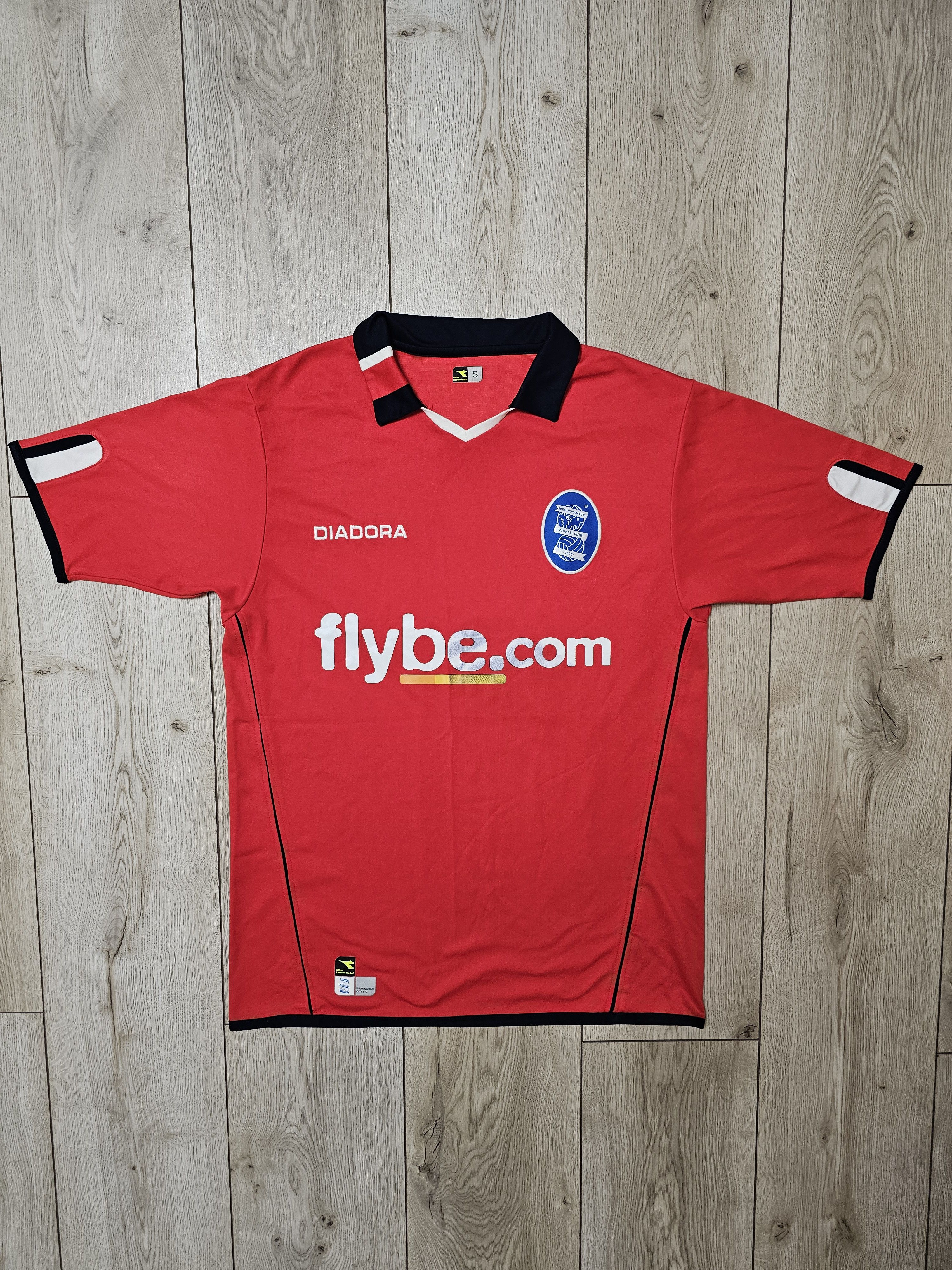 Diadora × Vintage BIRMINGHAM CITY 2004 2005 AWAY FOOTBALL SHIRT SOCCER JERSEY Size US S / EU 44-46 / 1 - 1 Thumbnail