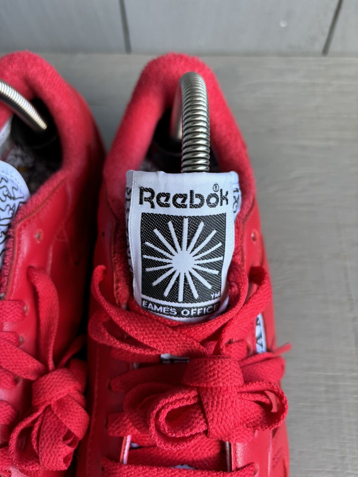 Other × Reebok Reebok x Eames Office Elephant Leather Vector Red October Size US 7 / EU 40 - 12 Thumbnail