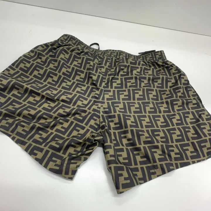 Fendi Fendi SS21 Logo Printed Casual Shorts -2508 Size US 44 / EU 60 - 9 Thumbnail