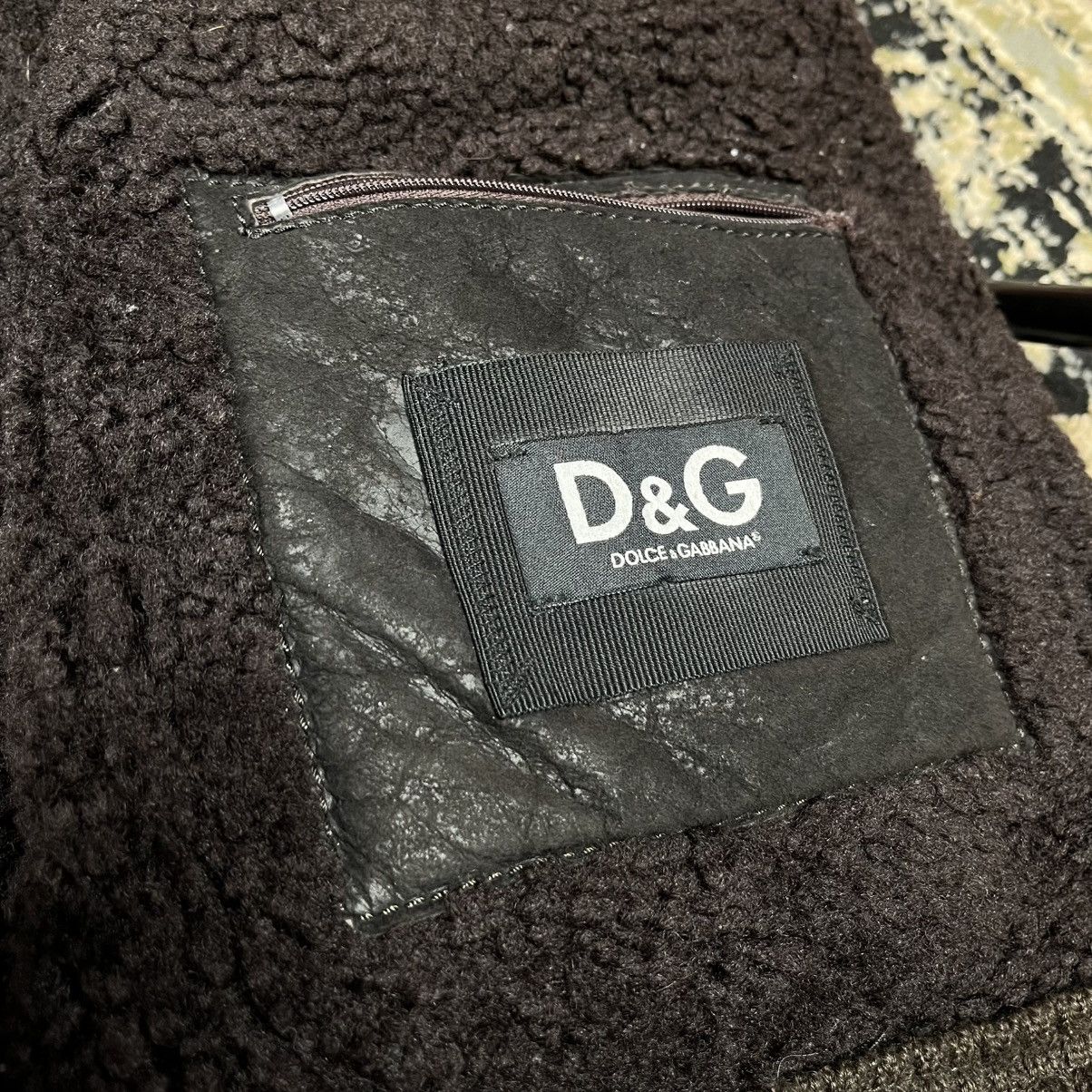 Dolce & Gabbana AW2009/10 Dolce & Gabbana Utility Bomber Shearling Jacket Size US L / EU 52-54 / 3 - 22 Thumbnail