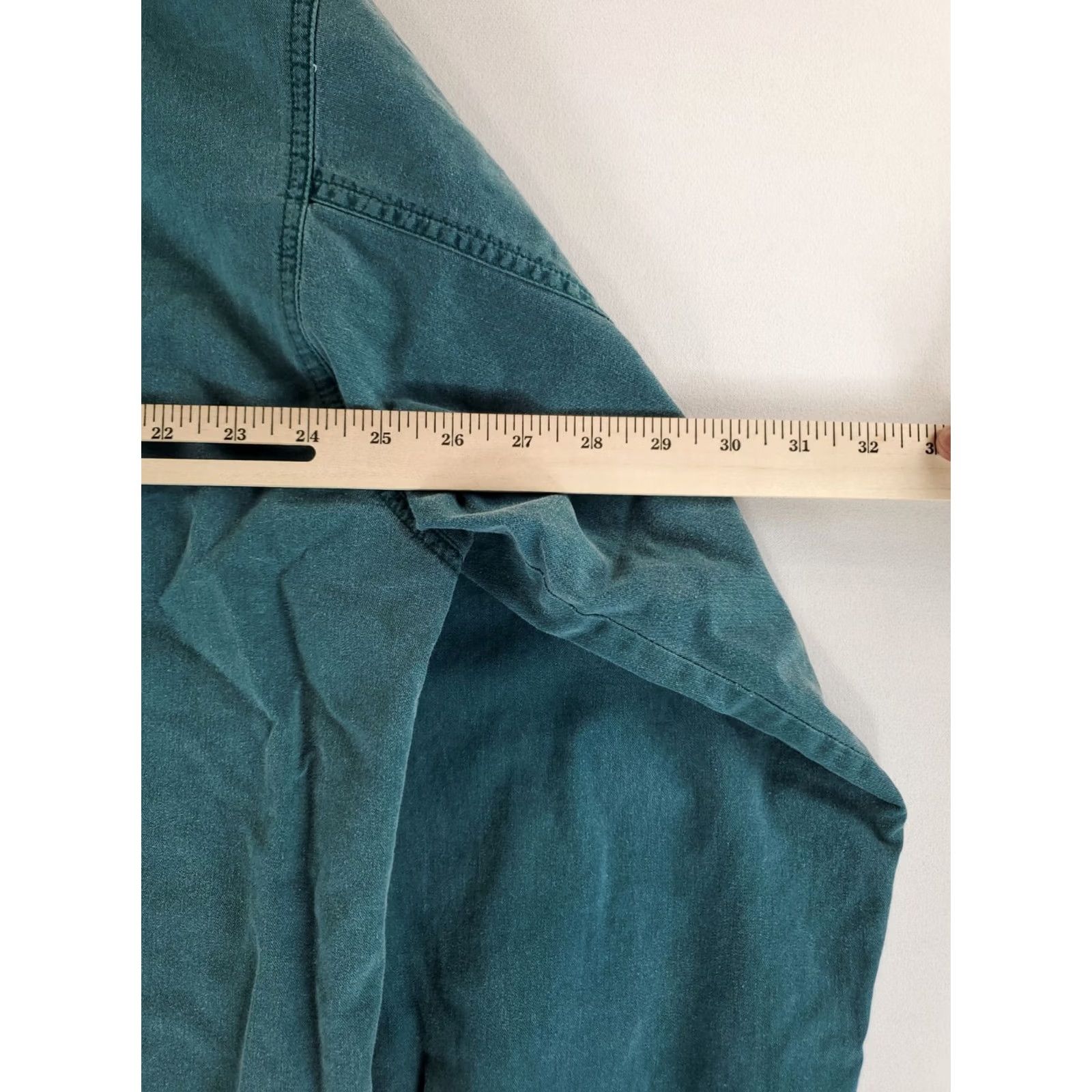 Levi's VINTAGE Levi's Shirt Denim Green 90s Button-Up Long Sleeve XL Mens Size US XL / EU 56 / 4 - 6 Thumbnail