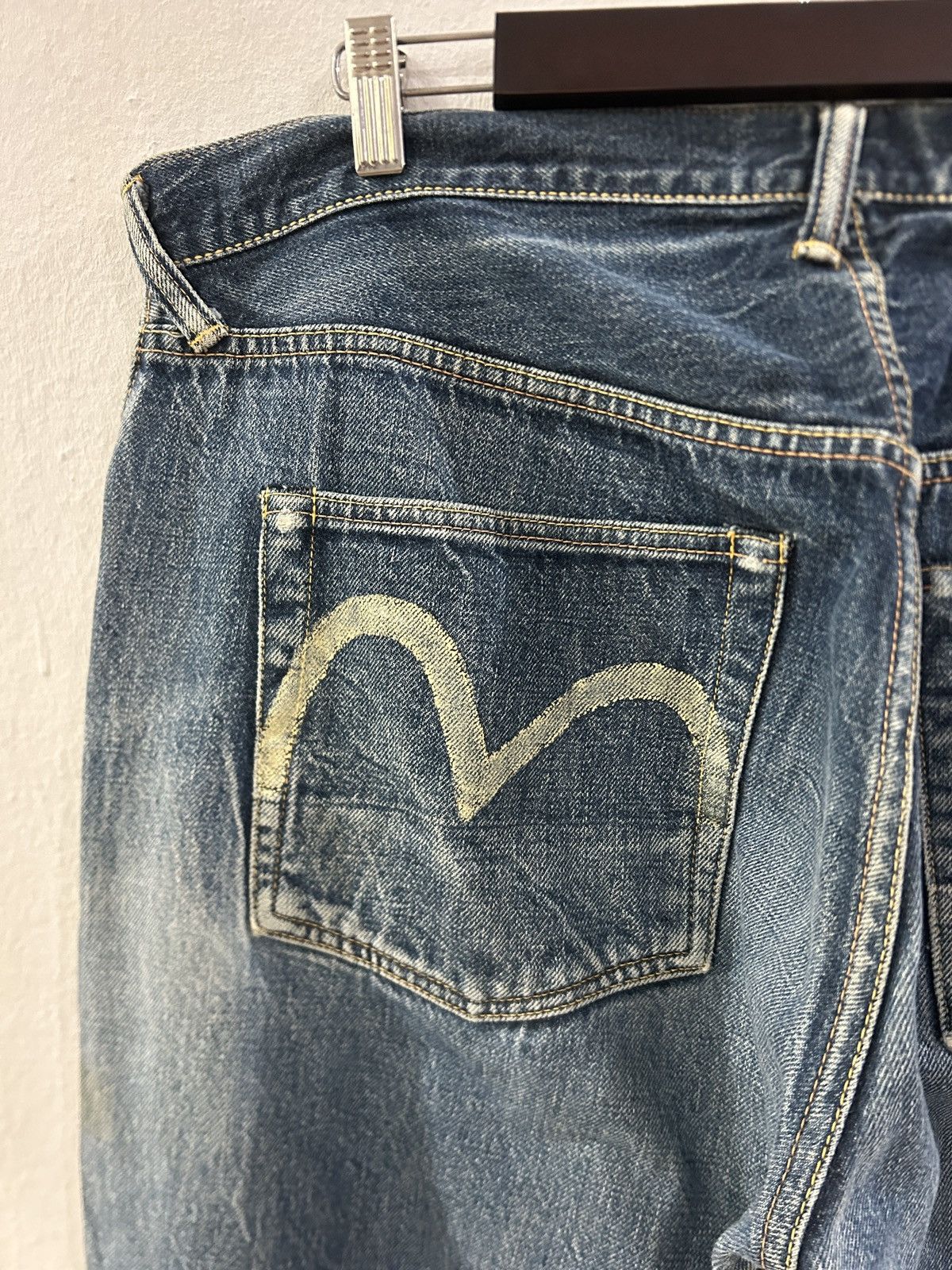 Evisu Vintage Evisu Seagull ‘Dowluck’ Selvedge Jeans Size US 36 / EU 52 - 4 Thumbnail