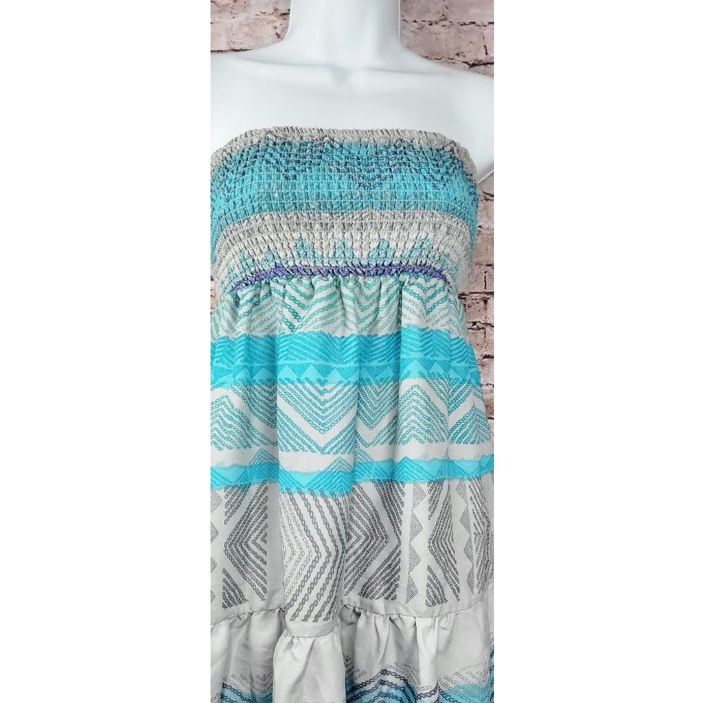 American Eagle Outfitters American Eagle Y2K Boho Tube Top strapless mini dress SZ SM Size S / US 4 / IT 40 - 2 Thumbnail