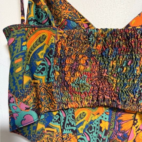 Urban Outfitters Urban Outfitters Multicolor Boho Bustier Crop Top – Size M Size M / US 6-8 / IT 42-44 - 6 Thumbnail
