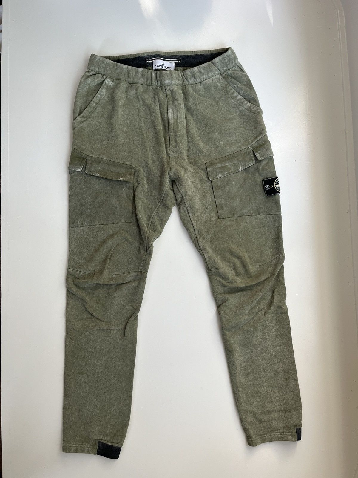 Stone Island - Cargo Sweatpant in Olive size M