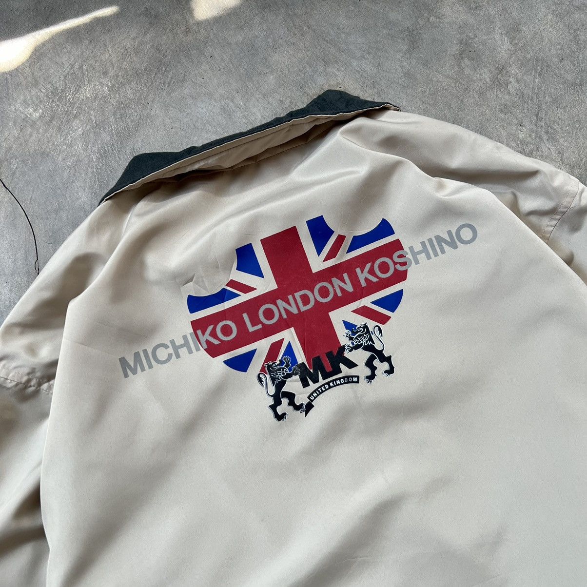 Japanese Brand Vintage Michiko London Koshino Work Jacket Size US L / EU 52-54 / 3 - 4 Thumbnail