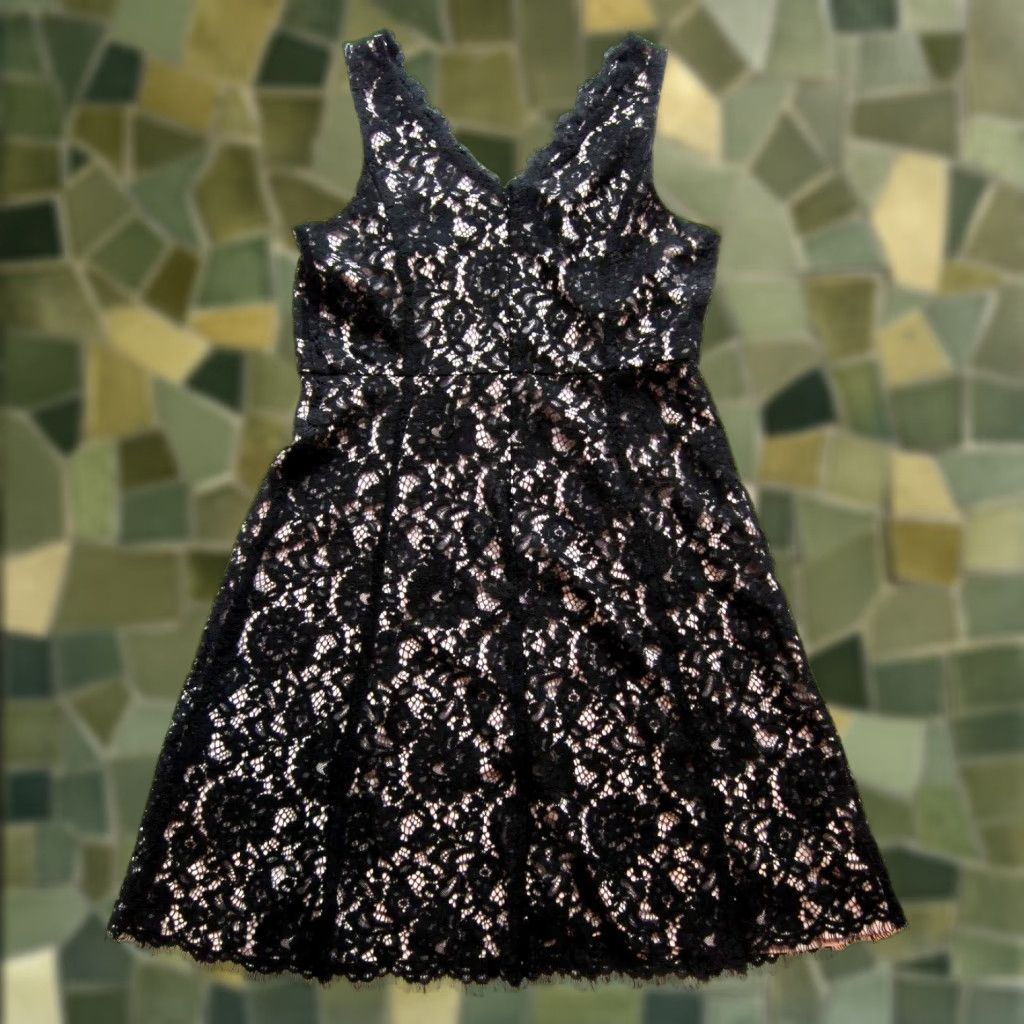one of one lace mini dress One Look Lace Trim Mini Dress Burgundy / Medium main image 0