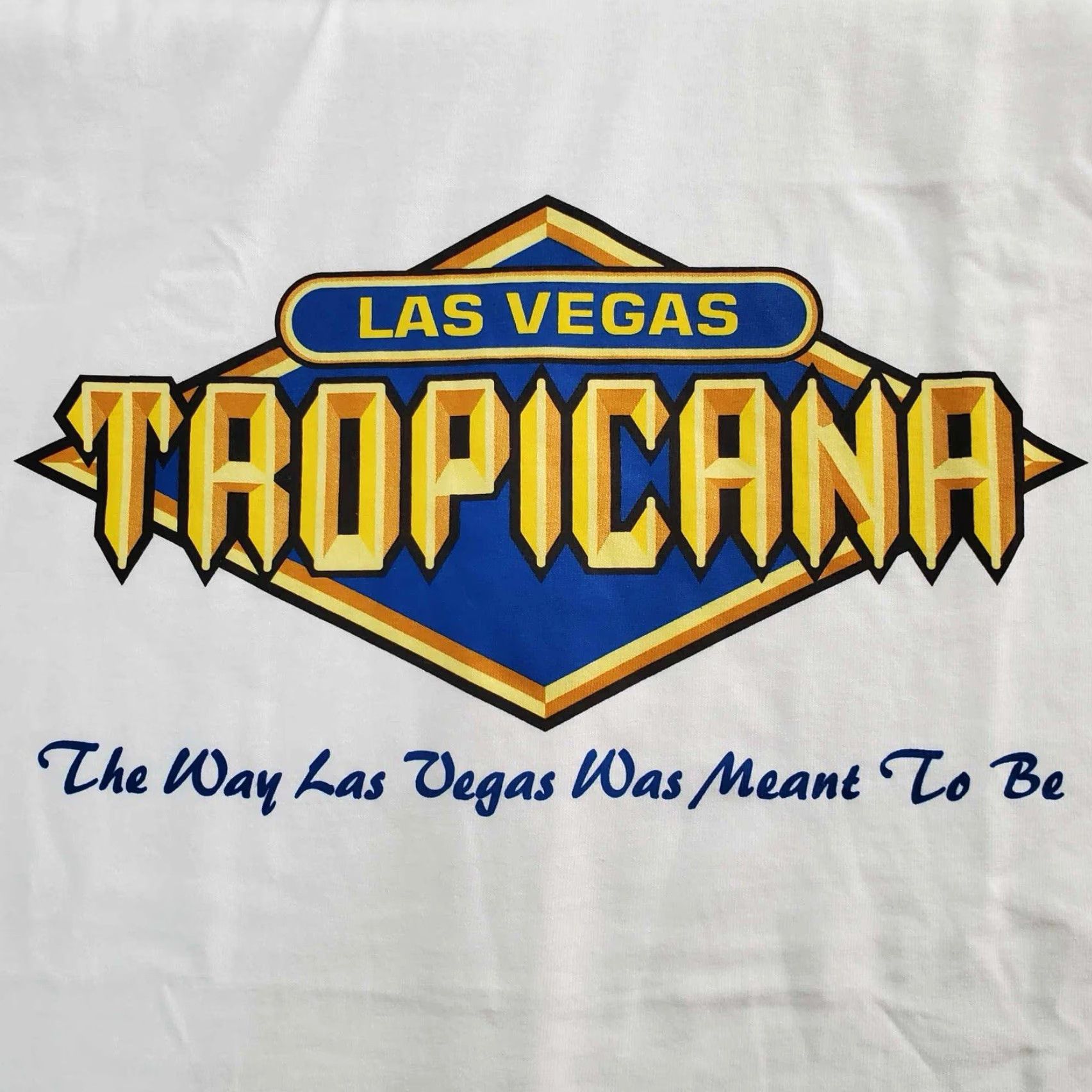 Anvil TROPICANA Hotel Las Vegas White Large T-SHIRT The Way Las Vegas Was Meant To Be Shirt Men L White Logo Vintage Size US L / EU 52-54 / 3 - 2 Thumbnail