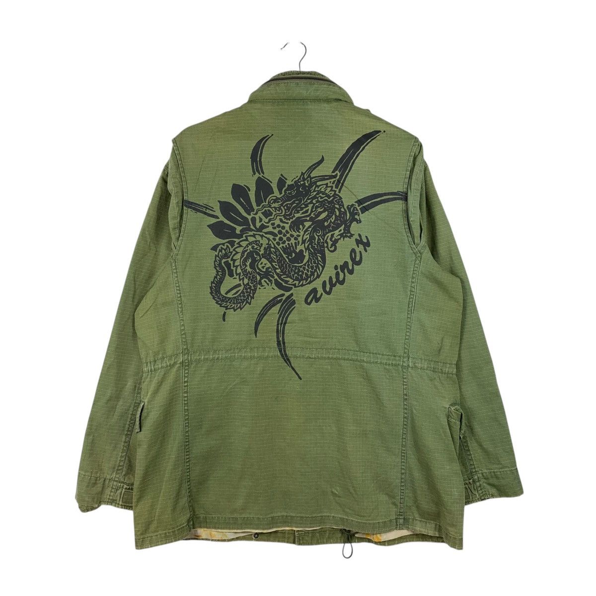 Avirex AVIREX Ltd Military Army Design Big Logo Jacket Sweater Size US XL / EU 56 / 4 - 2 Thumbnail