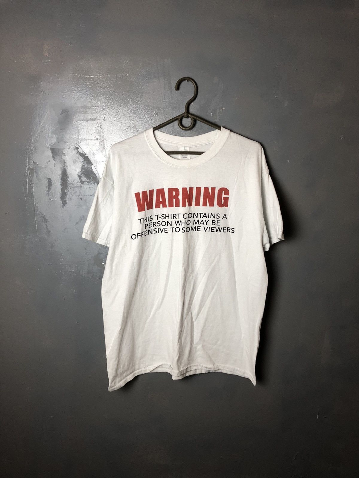Other Men’s t-shirt Warning size L Humor Size US L / EU 52-54 / 3 - 1 Thumbnail