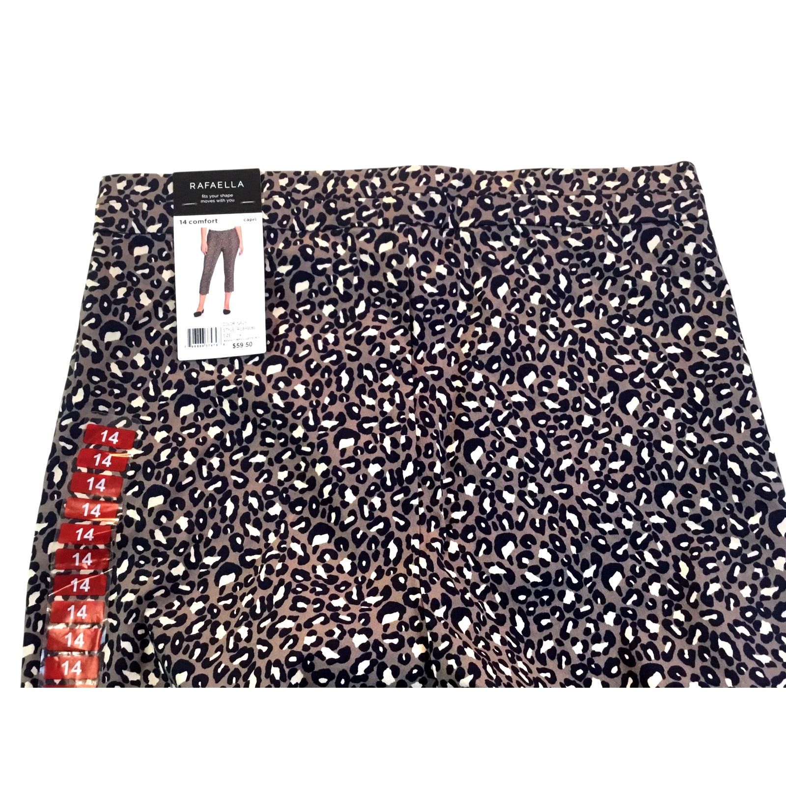 Other Rafaella Capri Animal Print Pull-On New Size 14 NWT $59.50 Size 36" / US 14 / IT 50 - 5 Thumbnail
