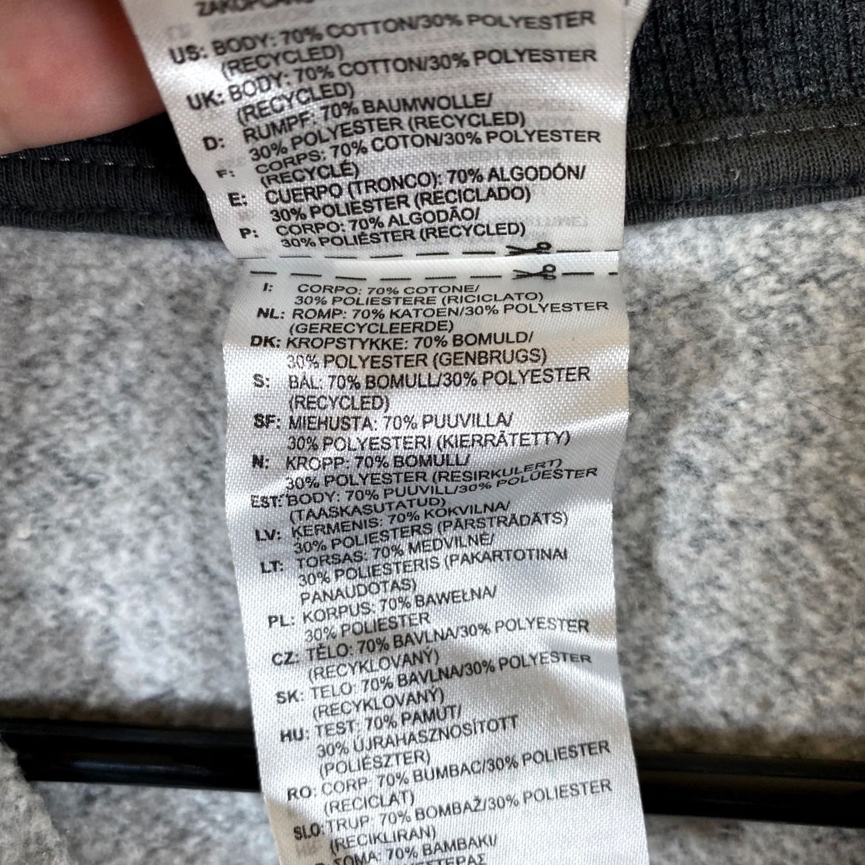 Adidas Adidas Womens Sweatshirt Gray Essentials Comfort Elongated 1/4 Zip Stretch M Hoodie Pullover Regular Solid Pattern Size M / US 6-8 / IT 42-44 - 5 Thumbnail