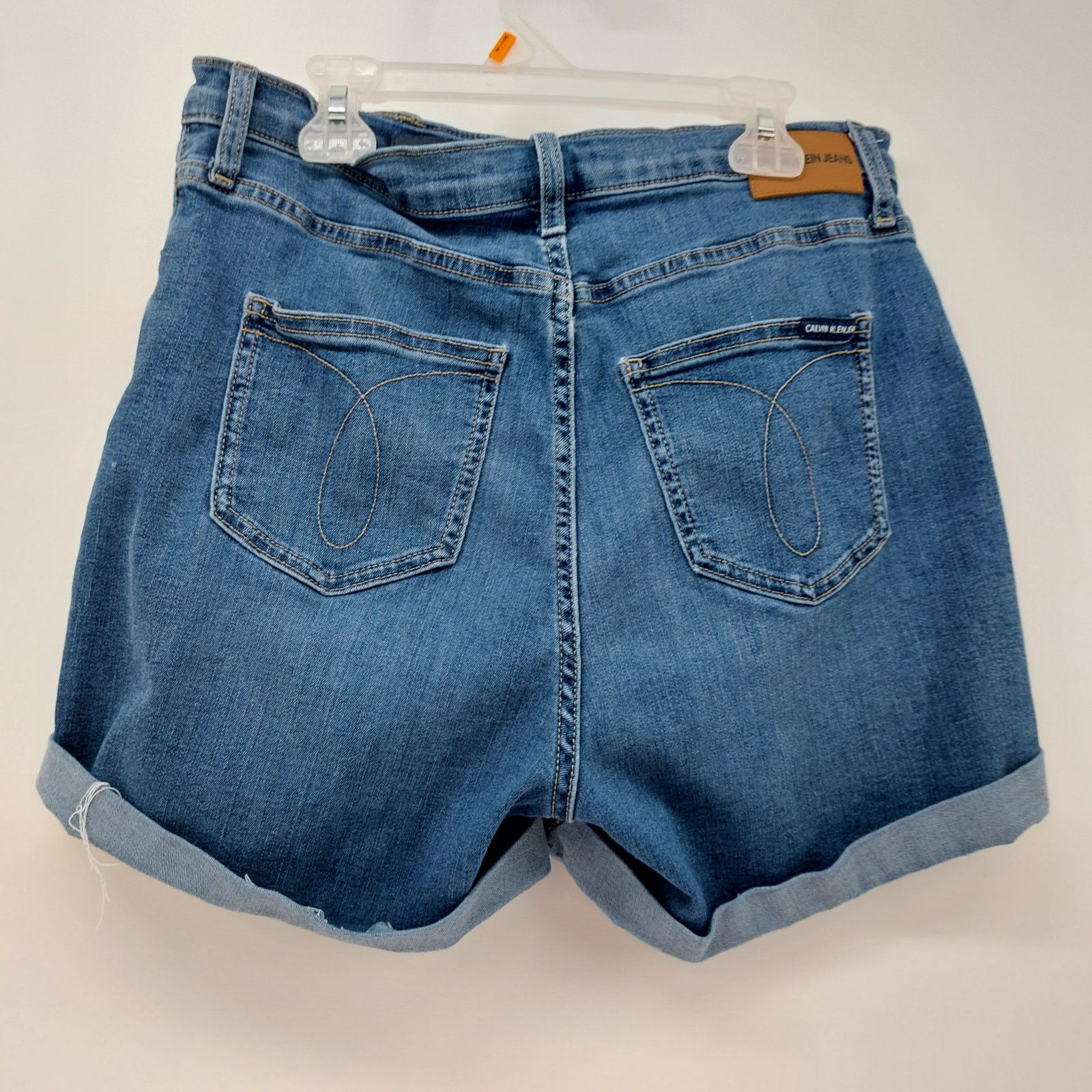 Calvin Klein Calvin Klein Jeans Blue Jean Cut off Roll Short Daisy Dukes Size 32" / US 10 / IT 46 - 2 Thumbnail