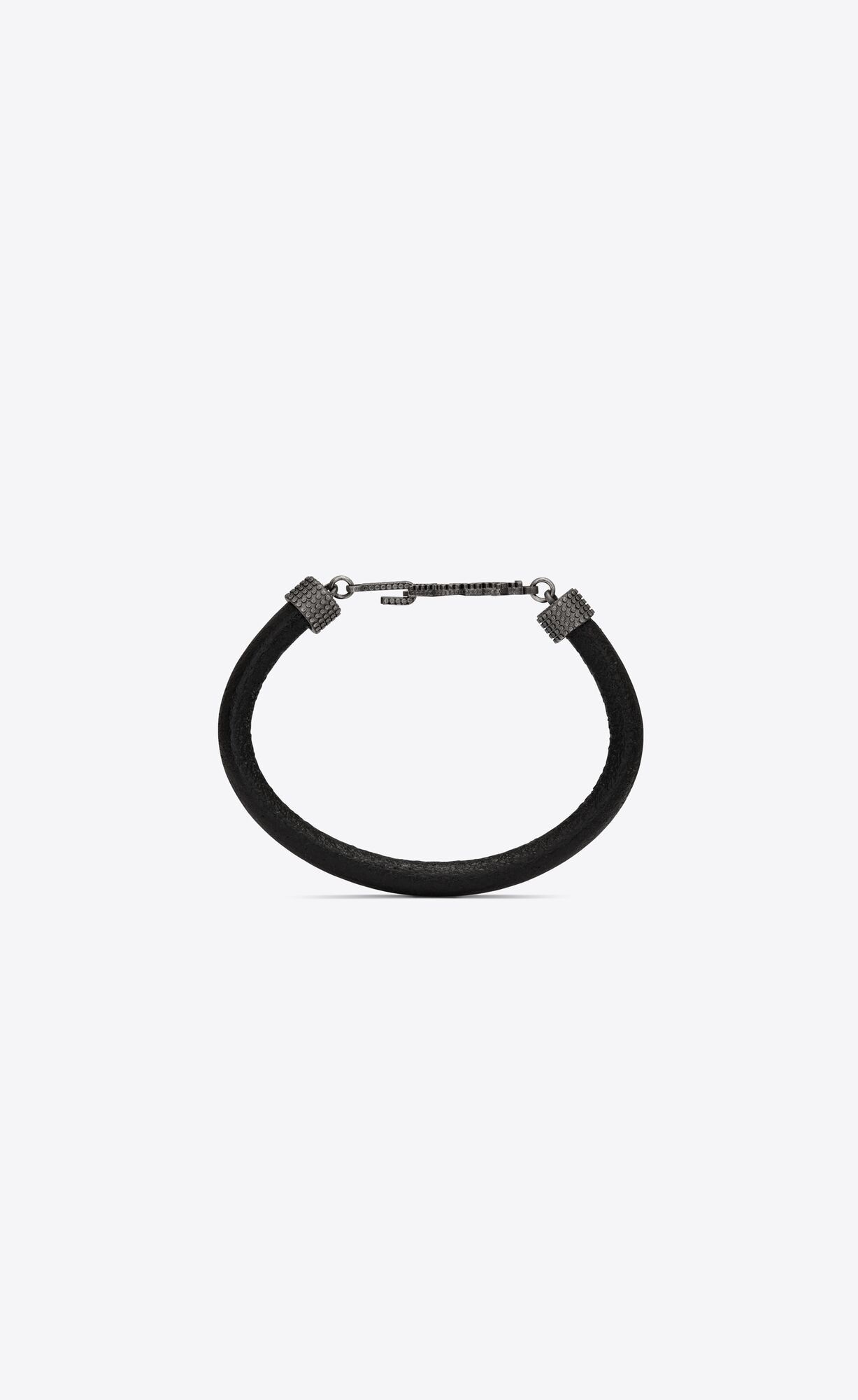 Saint Laurent Paris o1smrcs1224 Size: OS / Opyum Bracelet Crinkled Metal Size ONE SIZE - 1 Thumbnail