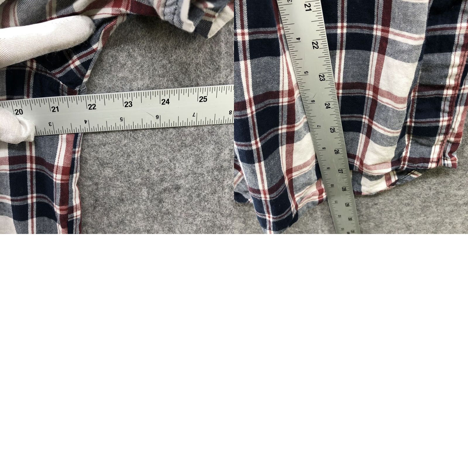 Under Armour Under Armour Shirt Mens M Short Sleeve Button-Down Plaid Cotton Tactical Fishing Embroidered Button-Up Size US M / EU 48-50 / 2 - 8 Thumbnail