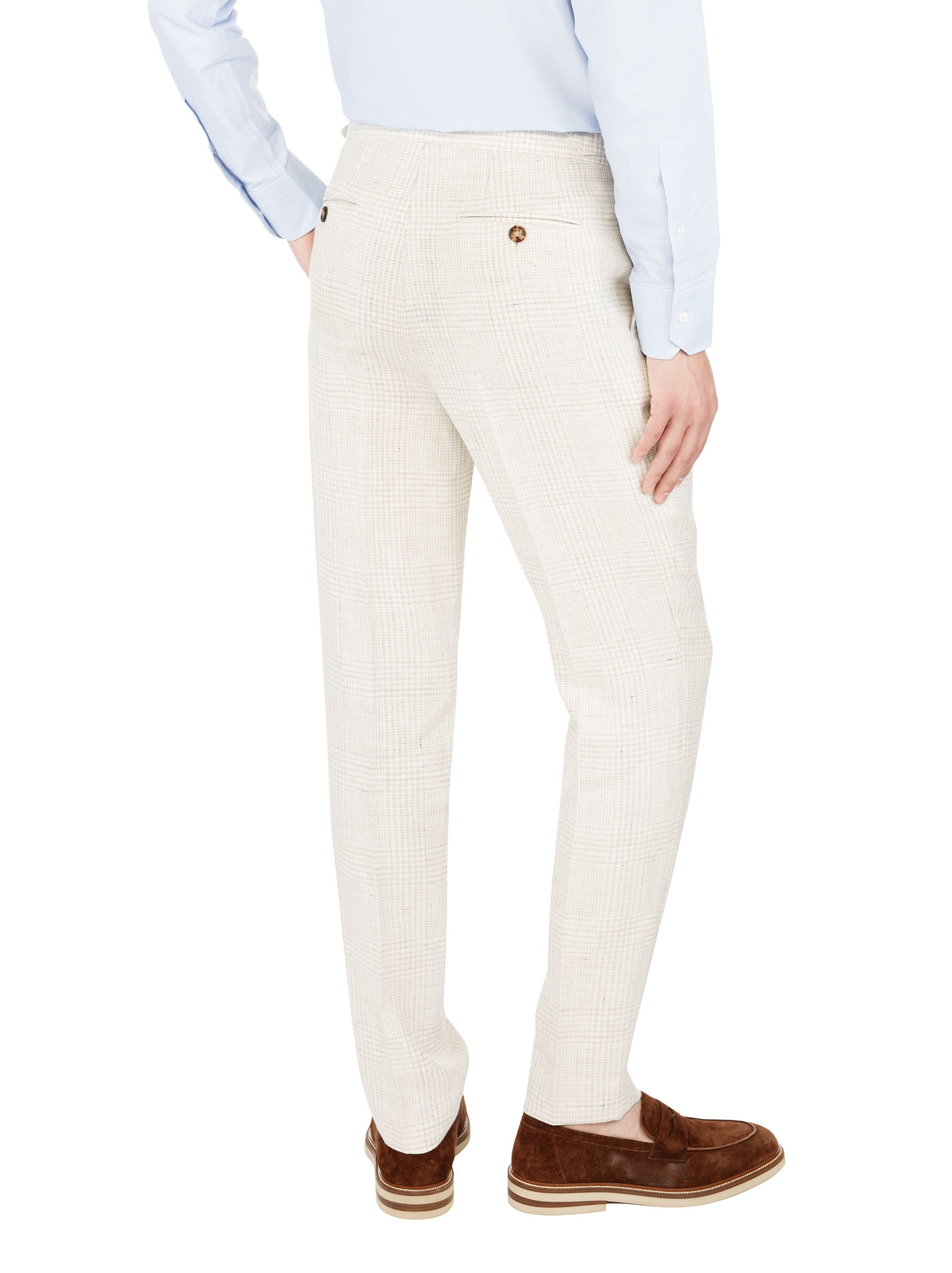 Brunello Cucinelli o1y0526 Single-breasted Suit in Ivory Size US M / EU 48-50 / 2 - 9 Thumbnail
