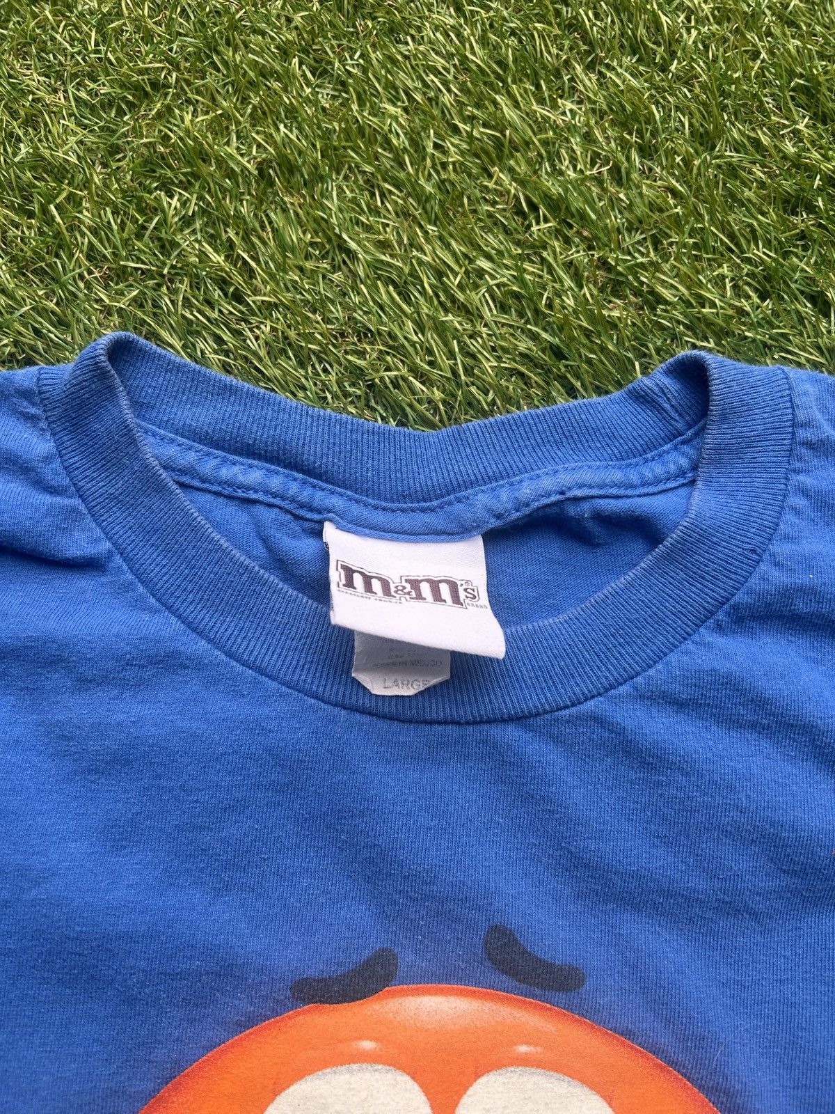 Vintage Vintage 00s M&M’s Orange Character Graphic T-Shirt Size US L / EU 52-54 / 3 - 3 Thumbnail