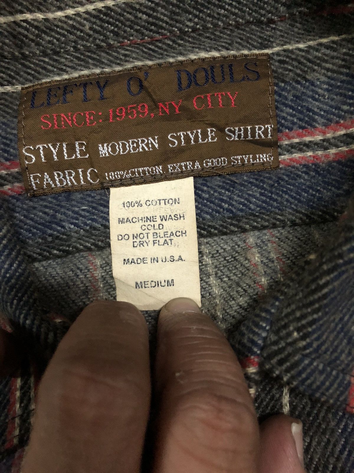 Vintage Vintage Lefty O’ Doul Stripe Button Ups Shirt Size US M / EU 48-50 / 2 - 3 Thumbnail