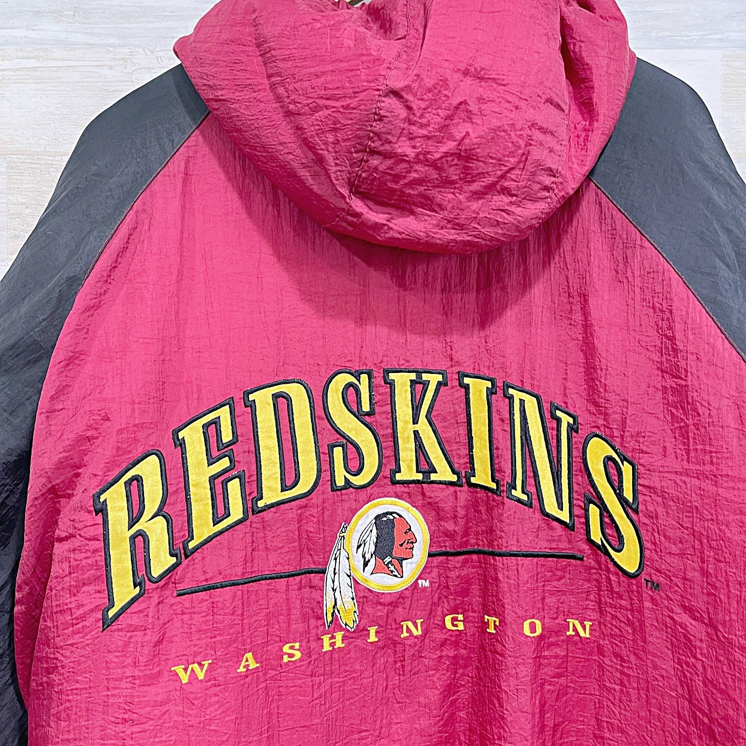 Wilson Washington Redskins VTG Nylon Puffer Jacket Embroidered L Size US L / EU 52-54 / 3 - 7 Thumbnail