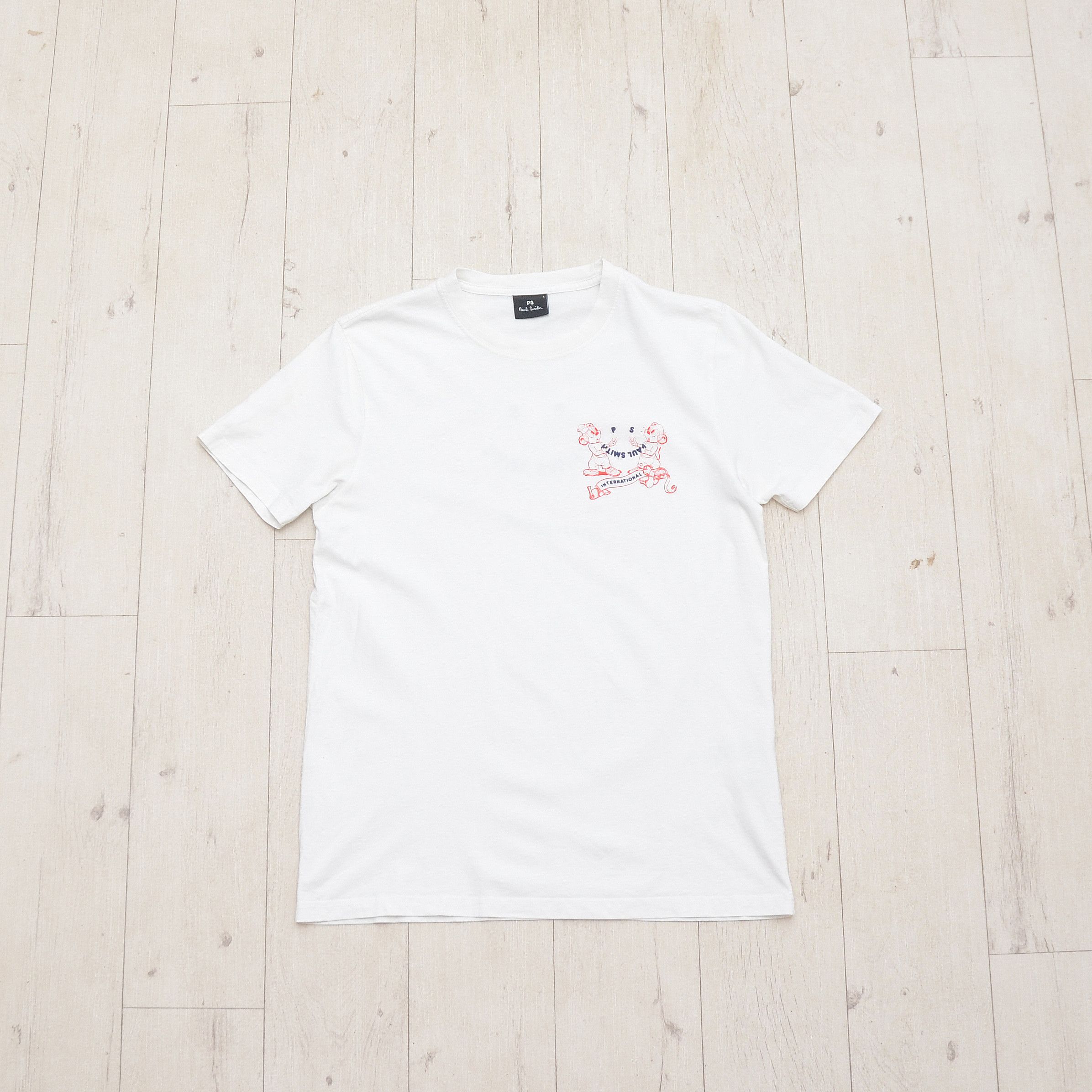 Paul Smith PS Paul Smith International Chipmunk White Circle Graphic Size US M / EU 48-50 / 2 - 1 Thumbnail