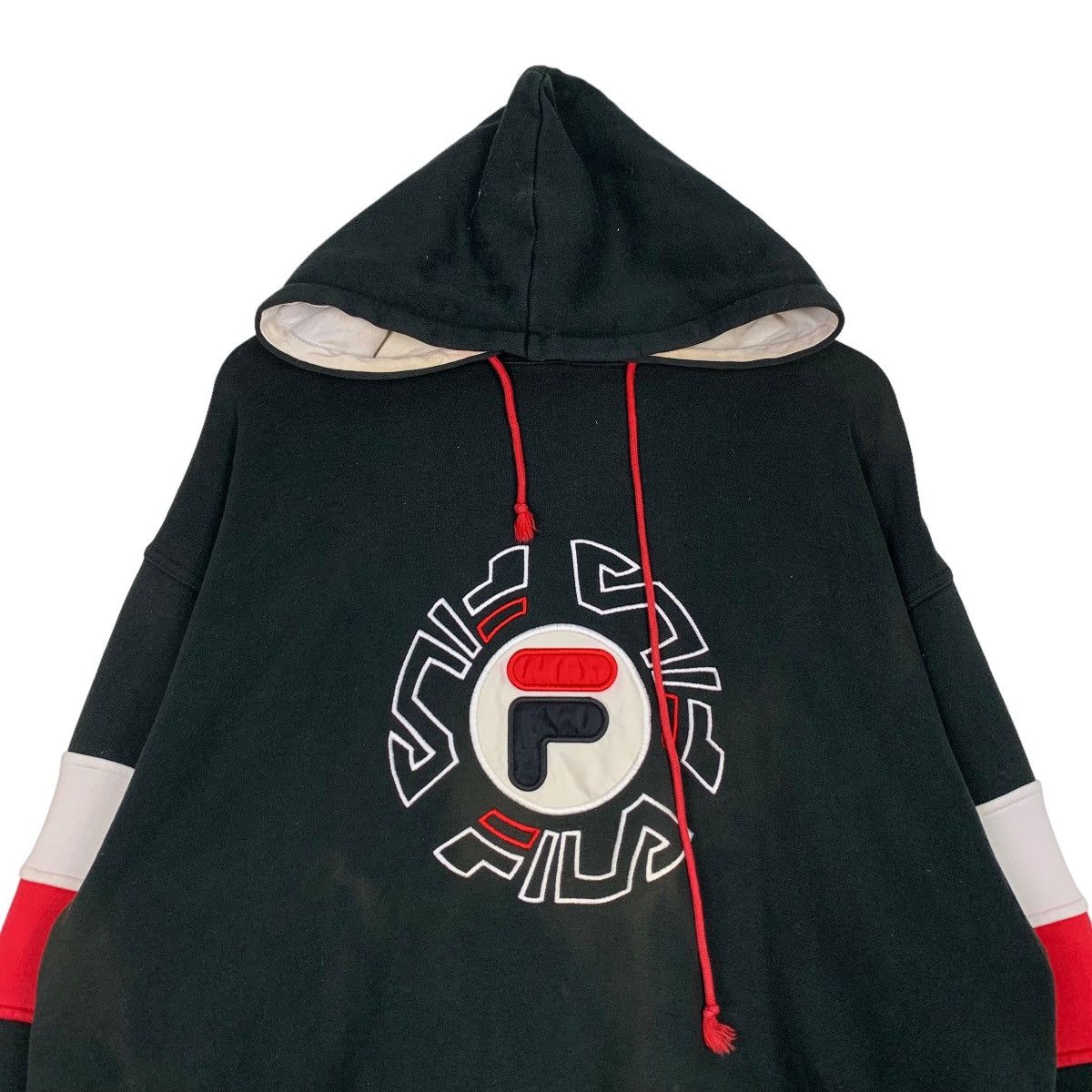 Fila 90's FILA Embroidery Big Logo Pullover Hoodies #0951-C42 Size US L / EU 52-54 / 3 - 2 Thumbnail