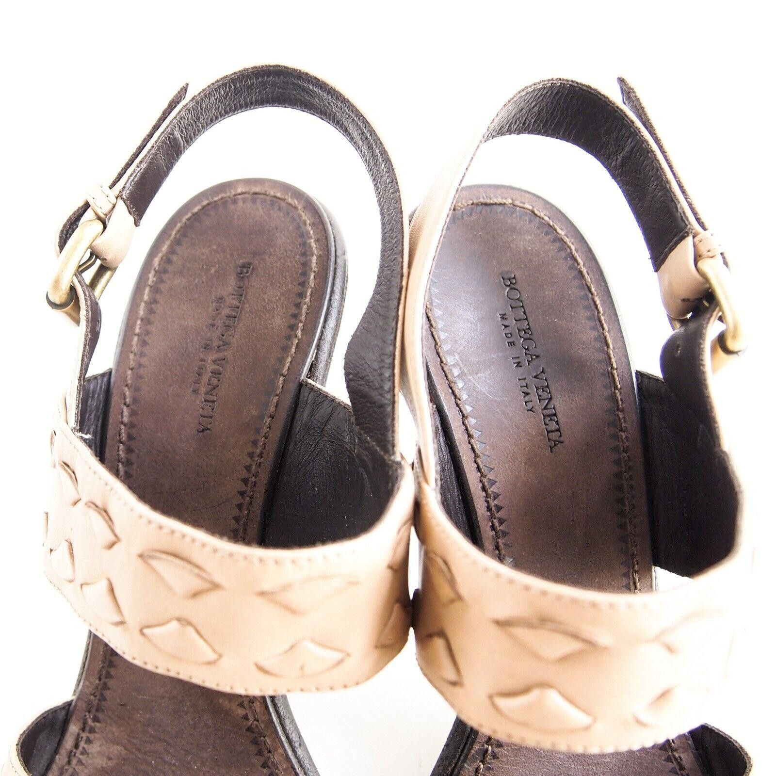Bottega Veneta Bottega Veneta Strappy Sandals Beige Leather US 9 EU 39 Size US 9 / IT 39 - 4 Thumbnail