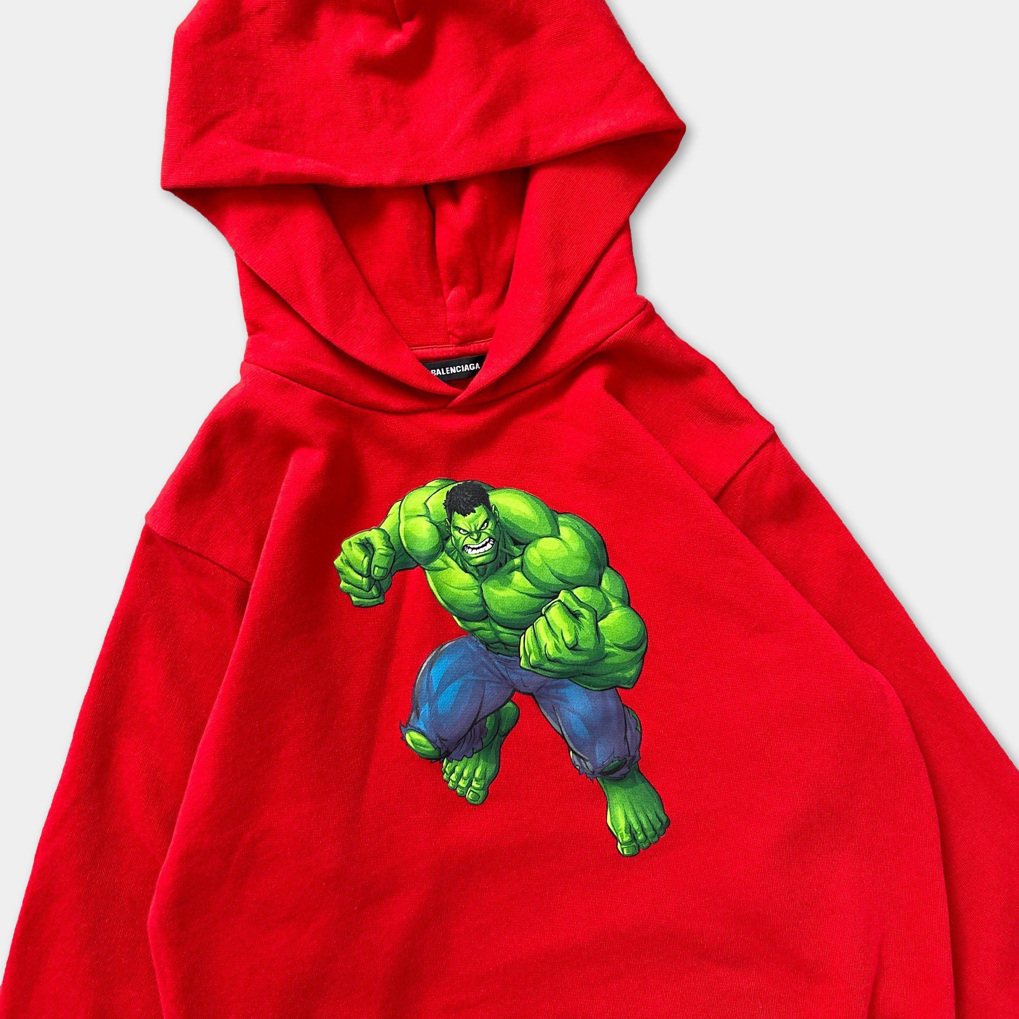 Balenciaga Balenciaga Hulk Kids Hoodie Red Size US XS / EU 42 / 0 - 2 Thumbnail