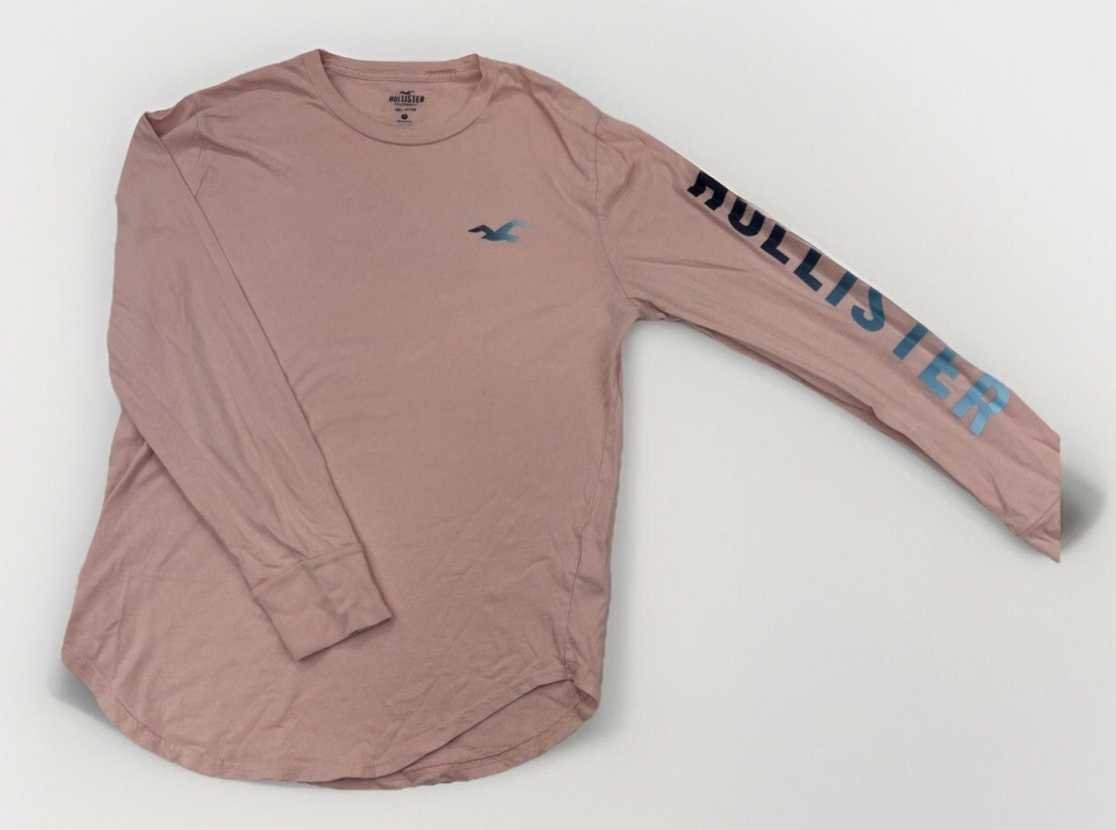 Hollister HOLLISTER Long Sleeve Shirt Pink Medium Cotton Unisex Size US M / EU 48-50 / 2 - 1 Thumbnail